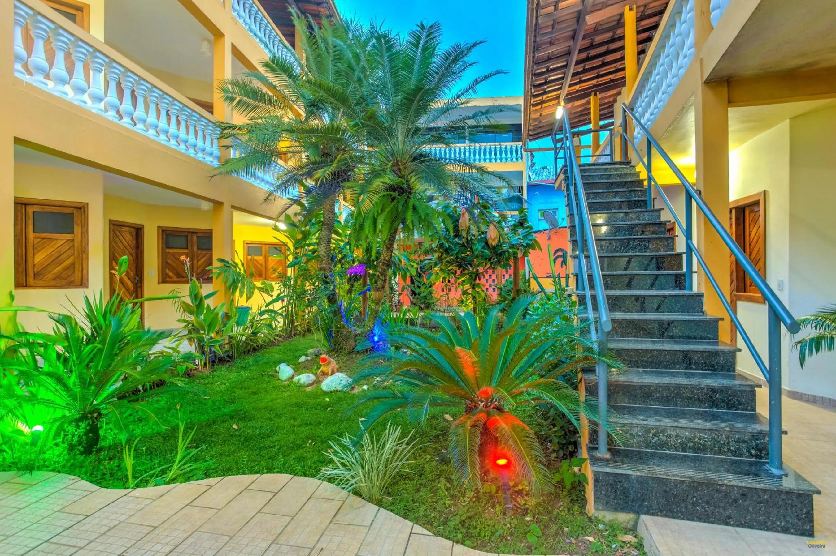 Garden view in Pousada Raisis