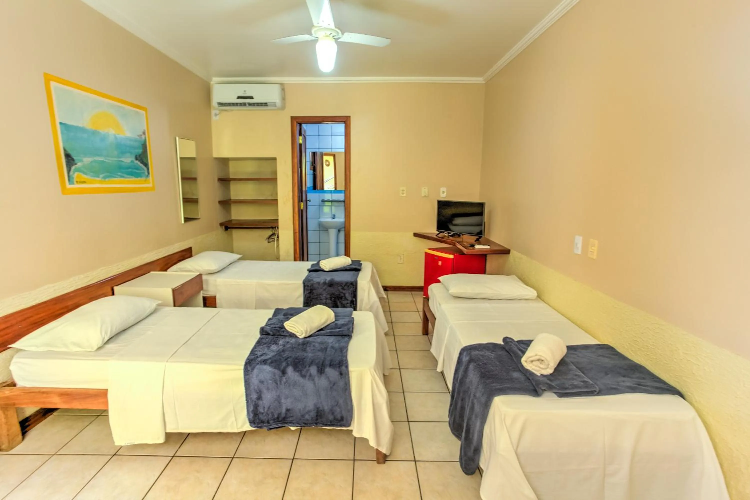 Bed in Pousada Raisis