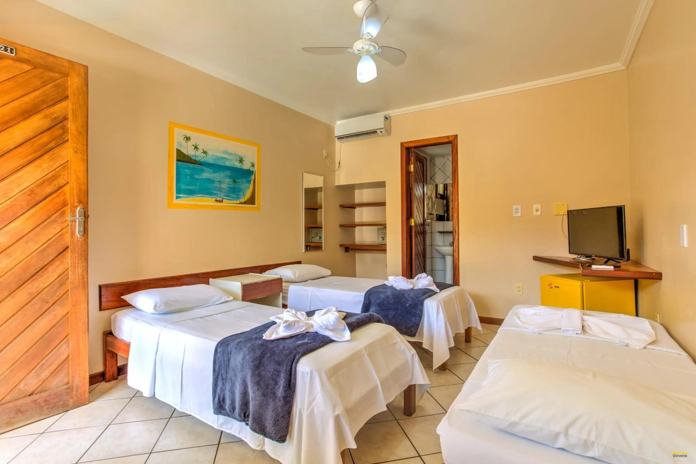 Bed in Pousada Raisis