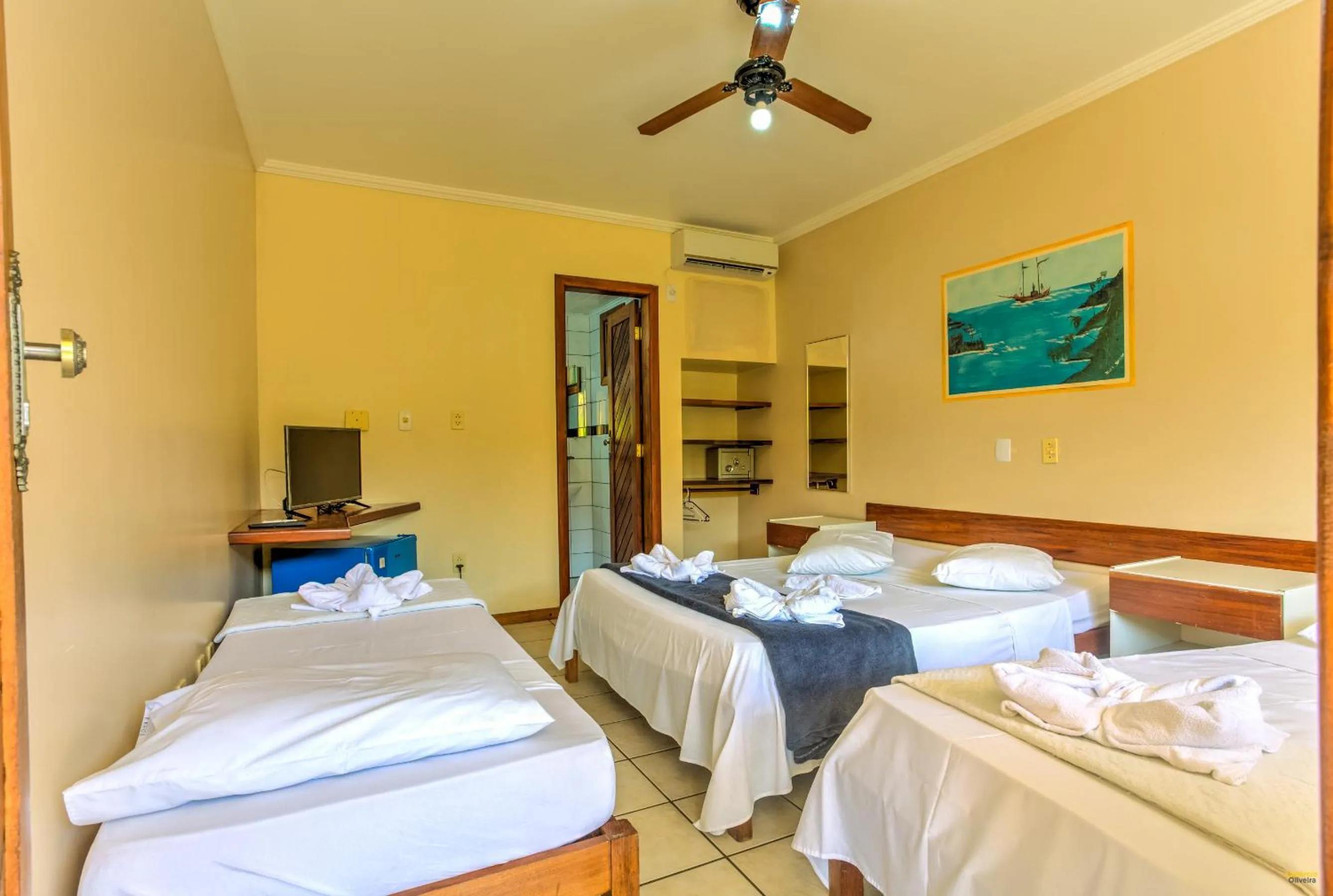 Bed in Pousada Raisis