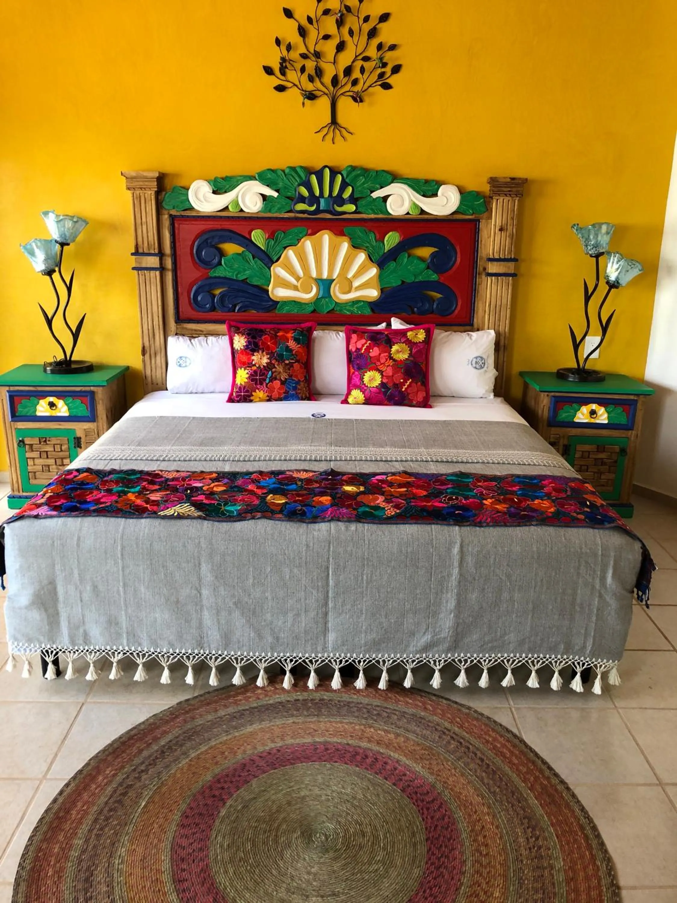 Bed in Posada las Margaritas