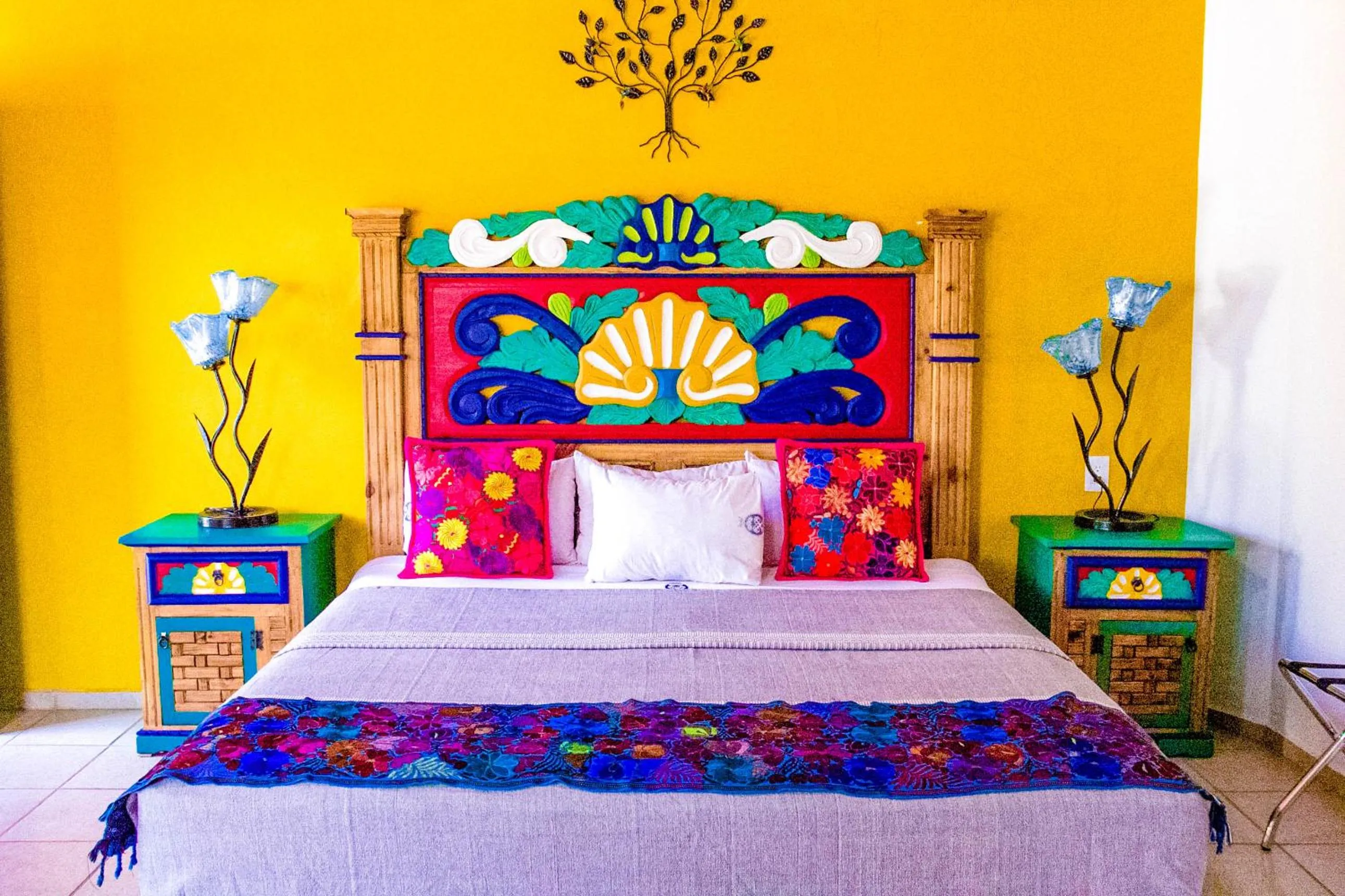 Bed in Posada las Margaritas