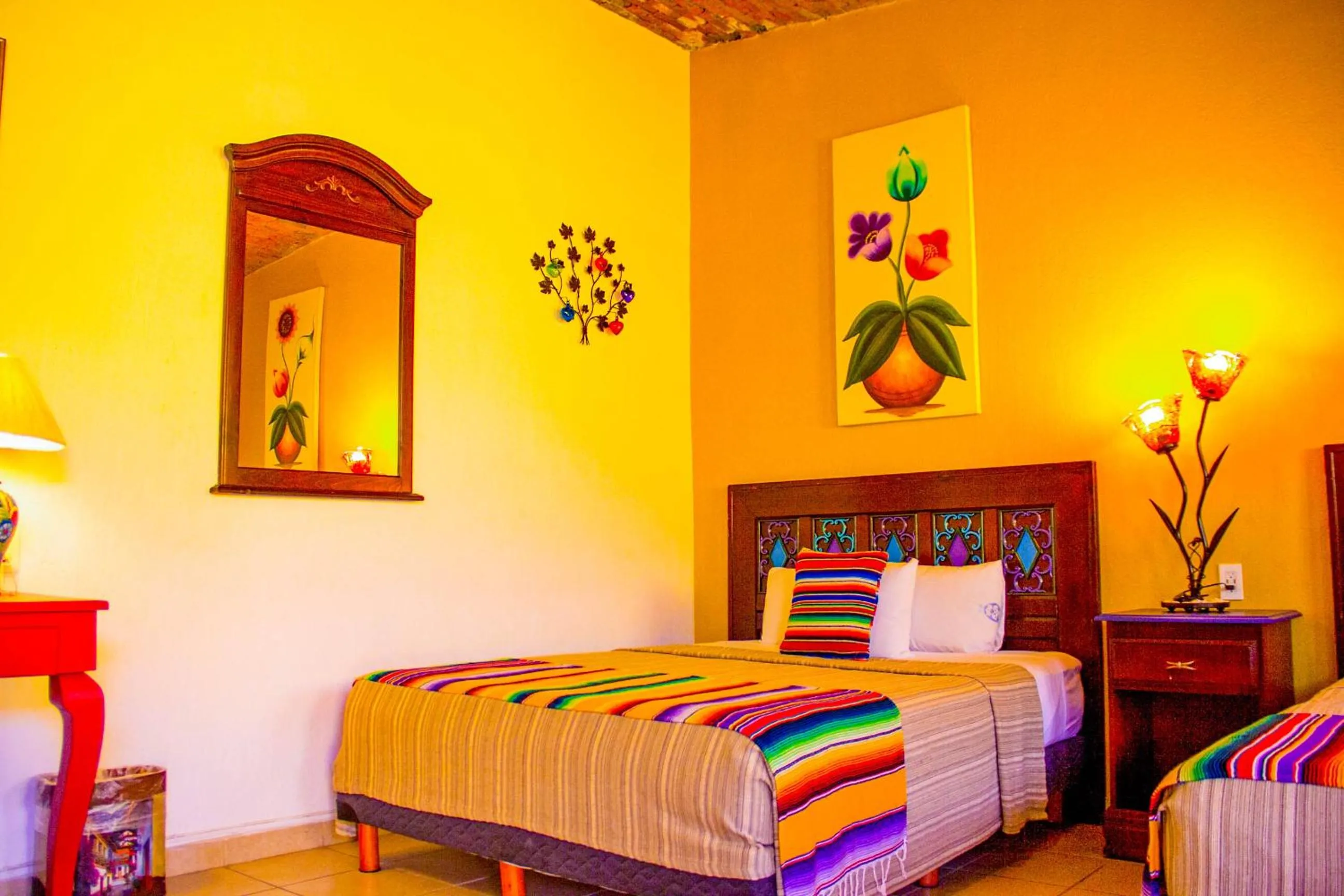 Bed in Posada las Margaritas