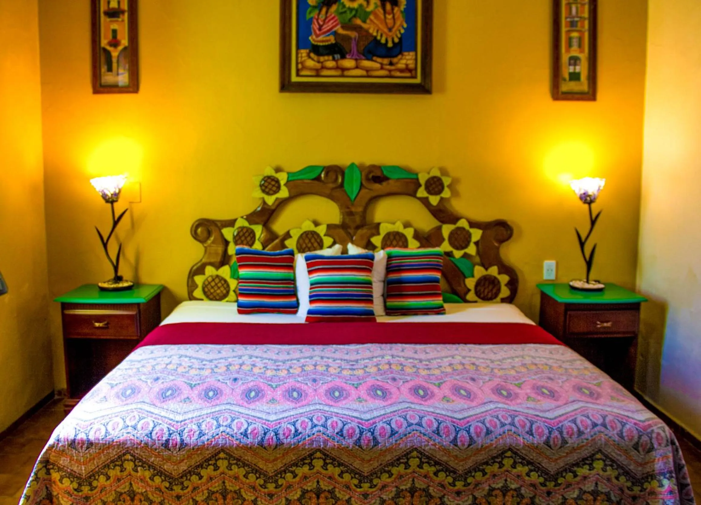 Bed in Posada las Margaritas
