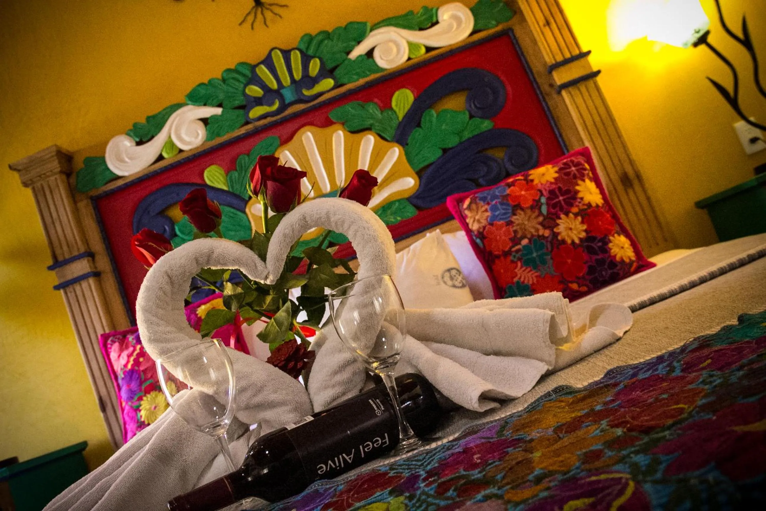 Bed in Posada las Margaritas