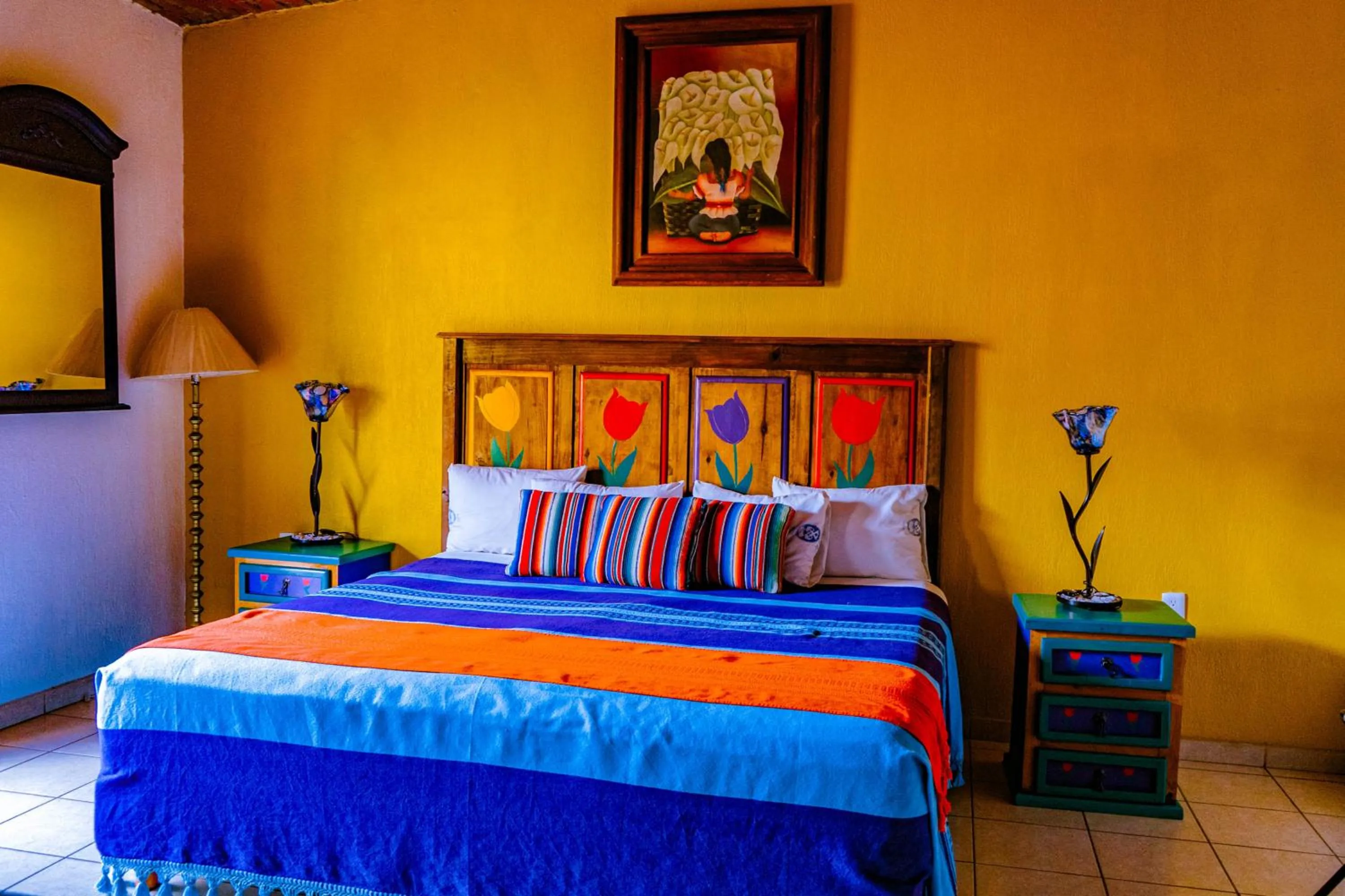 Bed in Posada las Margaritas