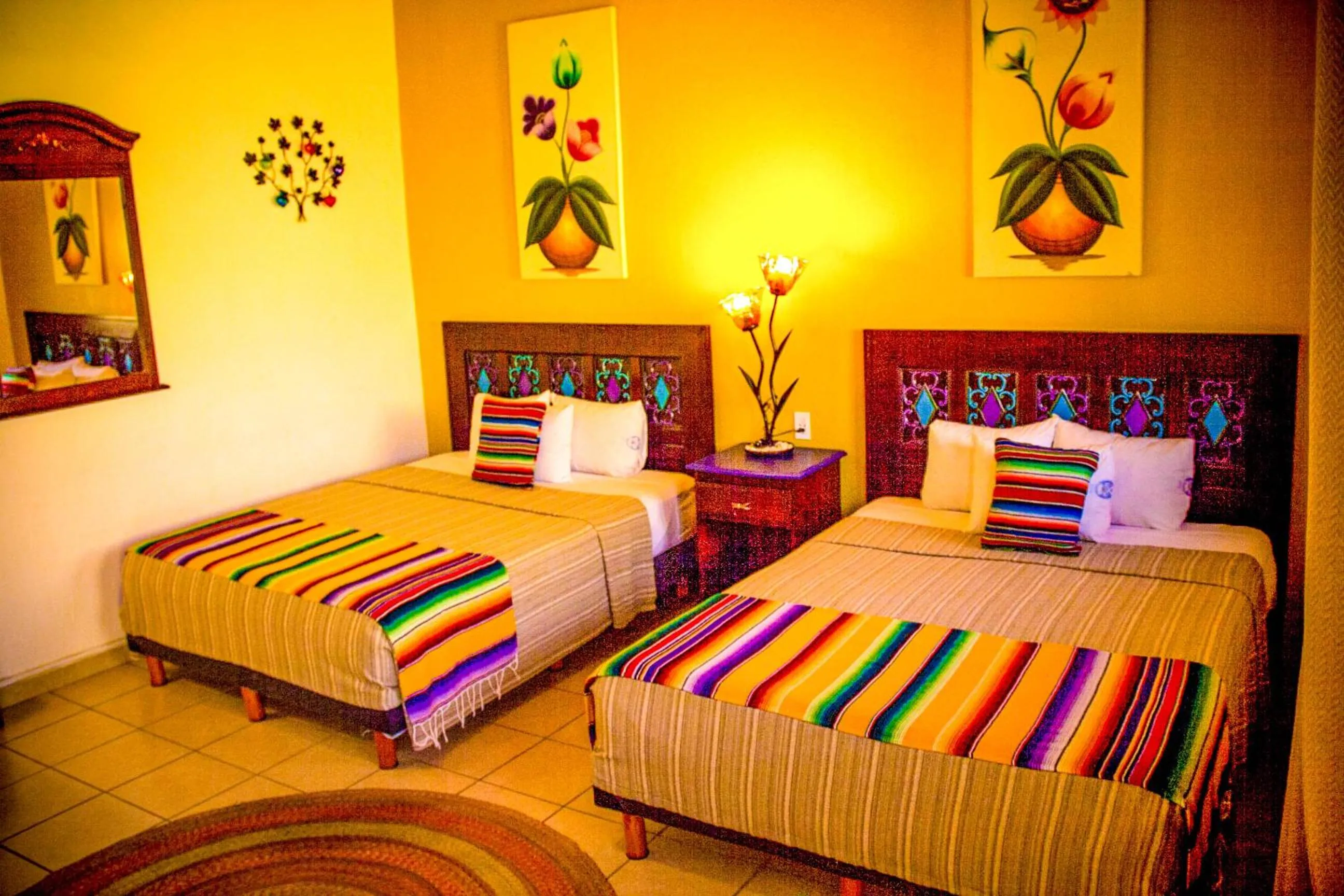 Bed in Posada las Margaritas