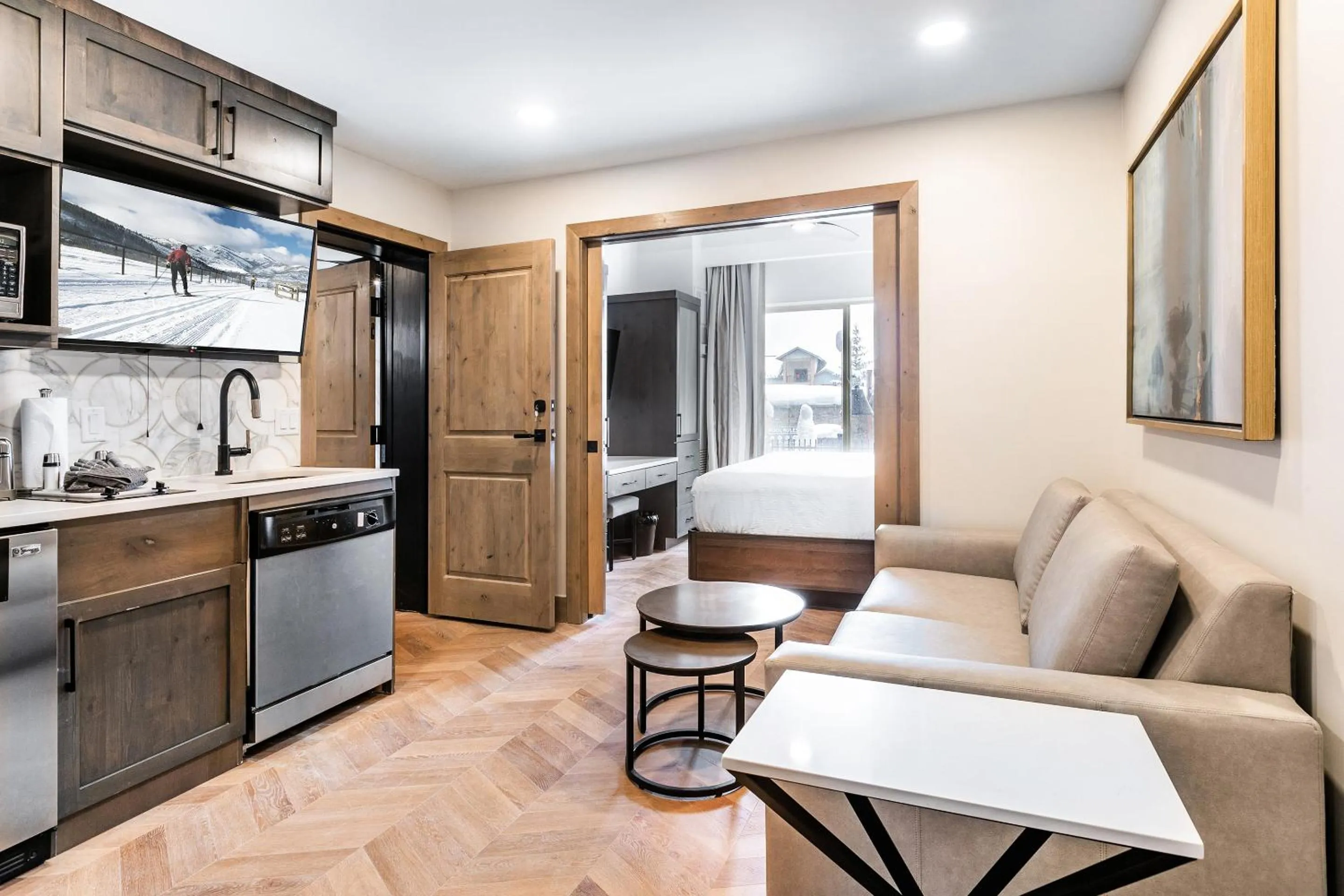 Kitchen or kitchenette in Canyons Village Condos by All Seasons Resort Lodging