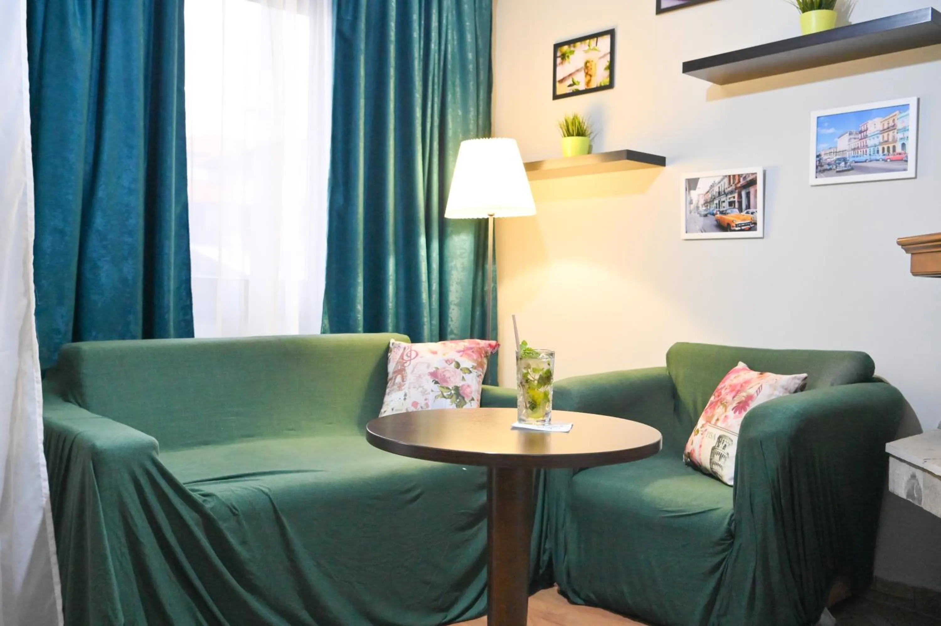 Seating area in Hotel Ida