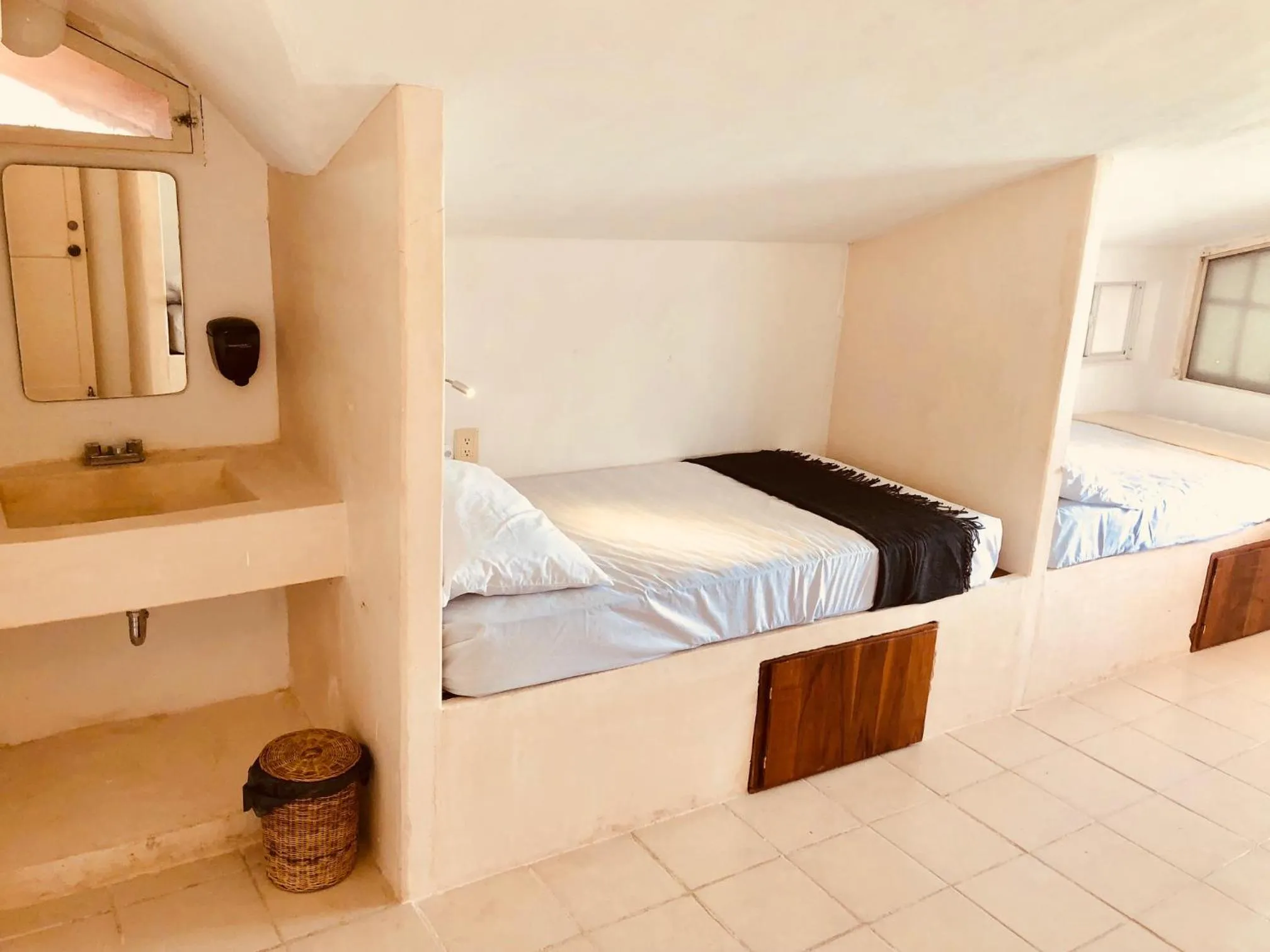 Bed in Hotel CasaBakal - A pie de Laguna - Bacalar