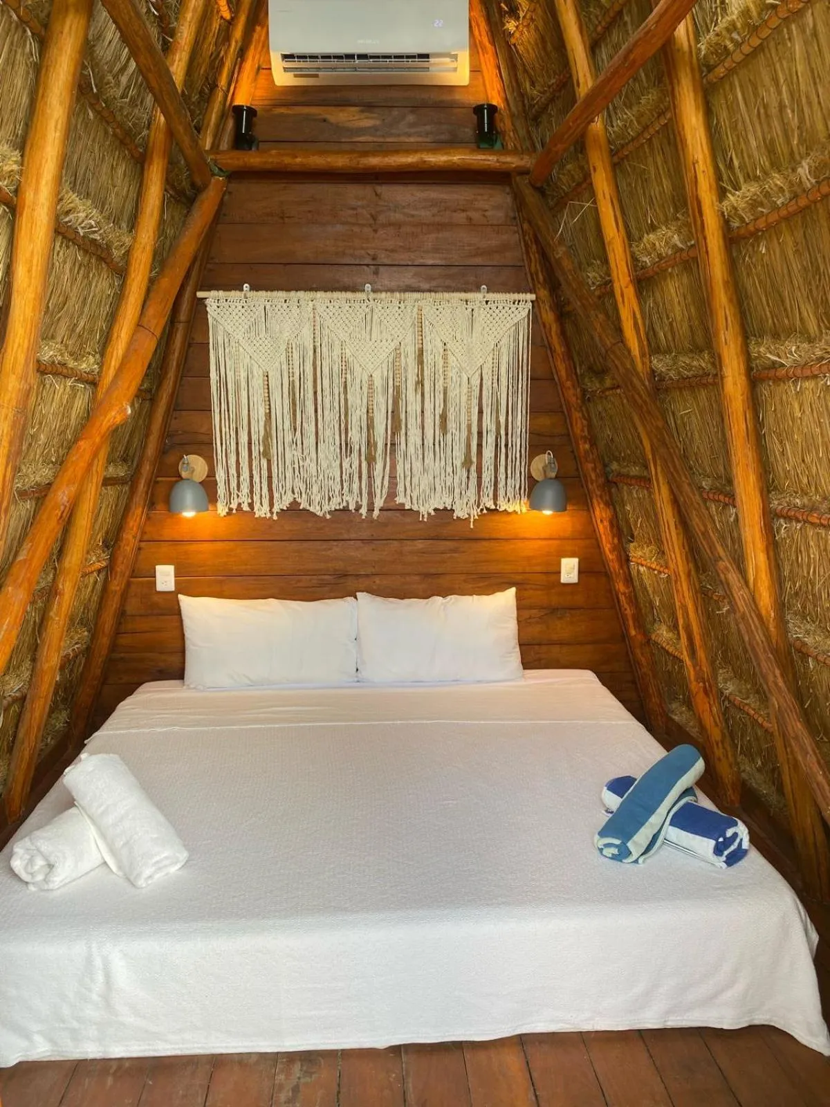 Bedroom, Bed in Hotel CasaBakal - A pie de Laguna - Bacalar