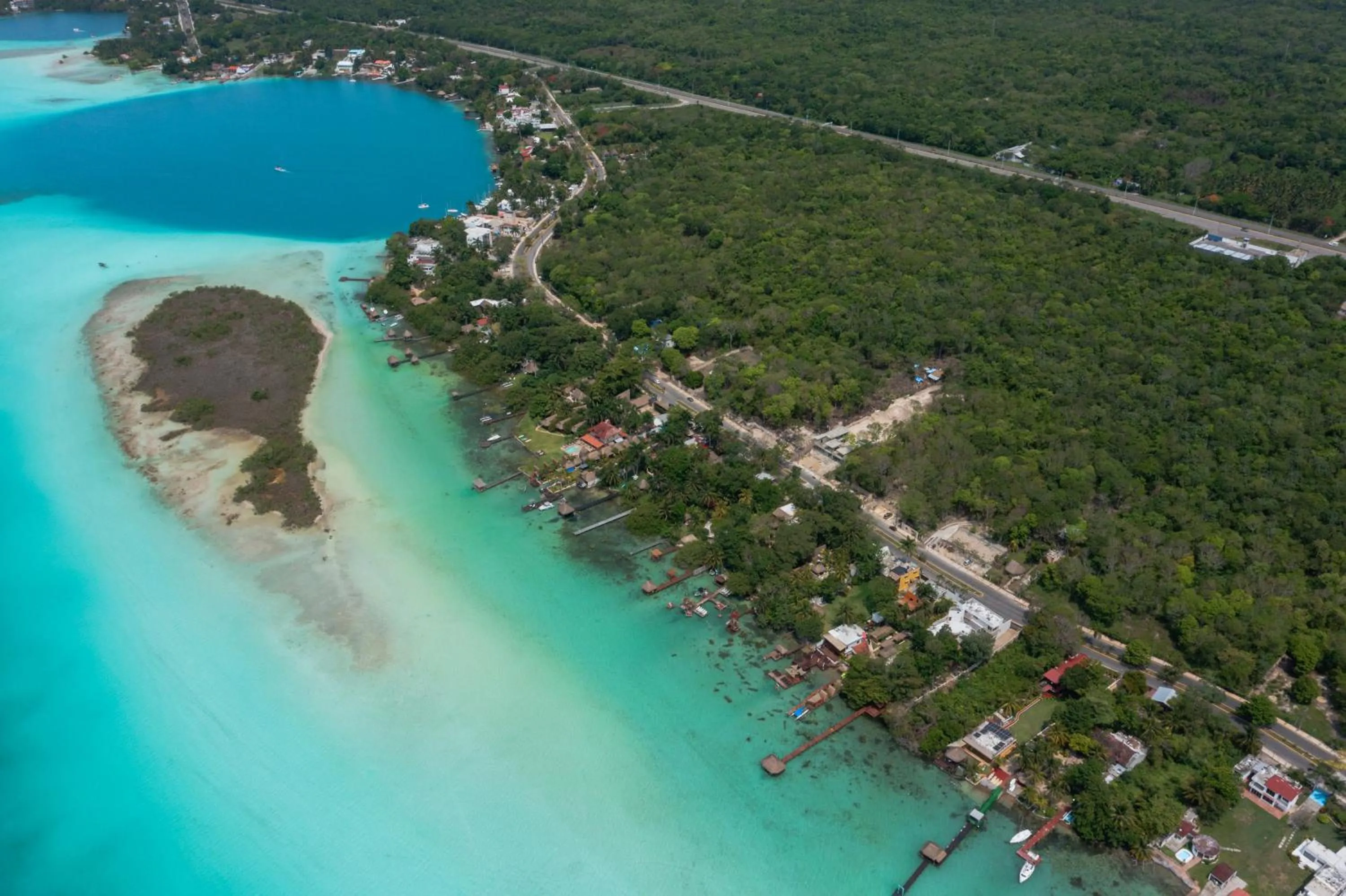 Natural landscape in Hotel CasaBakal - A pie de Laguna - Bacalar