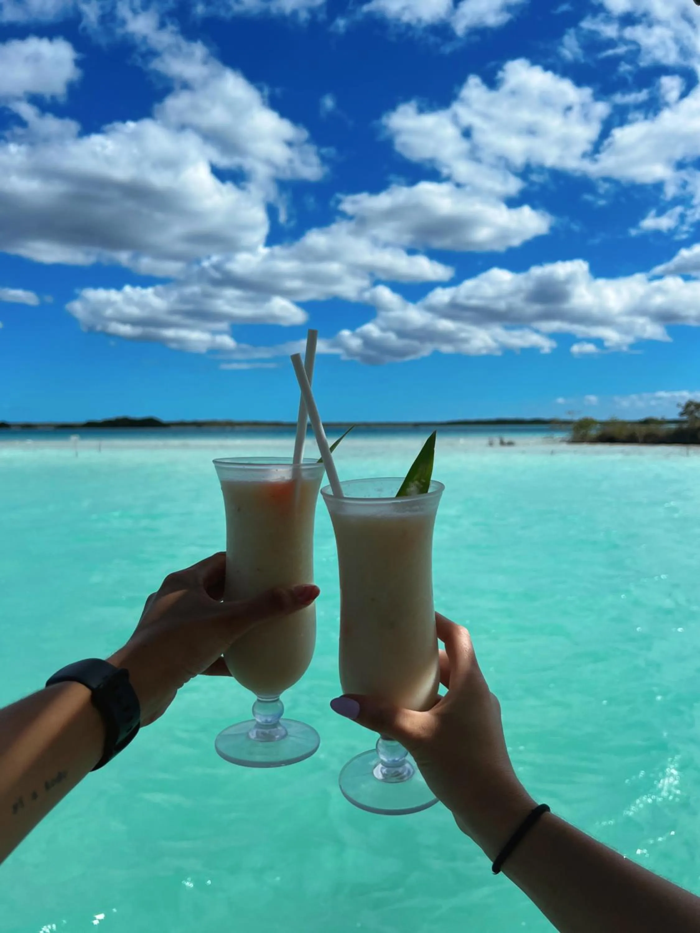 Drinks in Hotel CasaBakal - A pie de Laguna - Bacalar