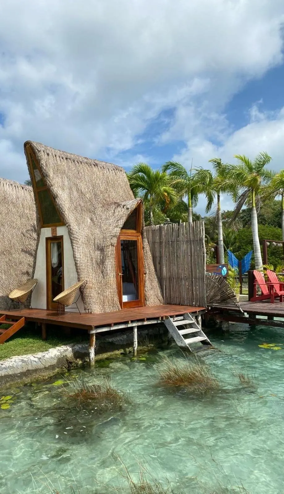 Lake view in Hotel CasaBakal - A pie de Laguna - Bacalar