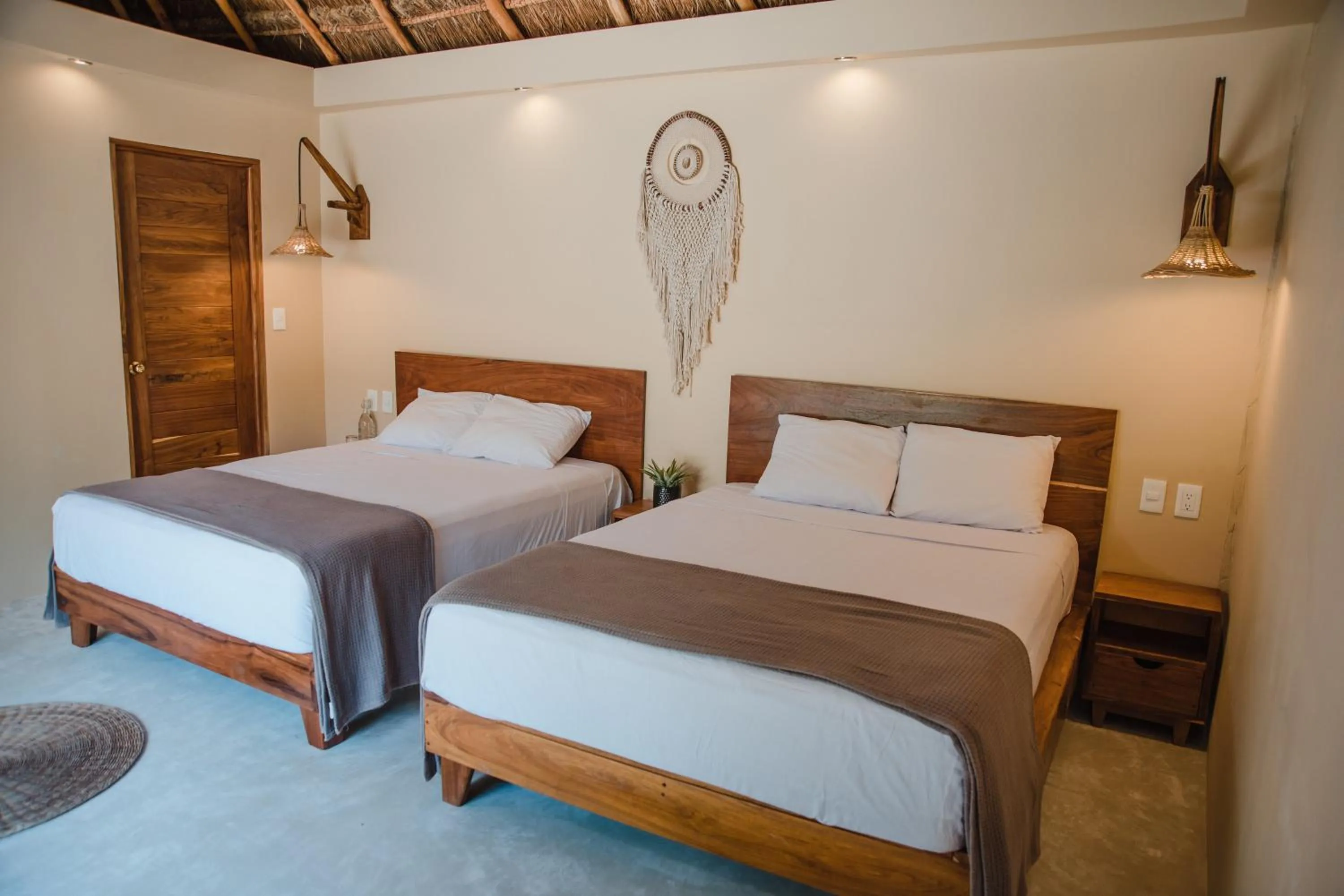 Bed in Hotel CasaBakal - A pie de Laguna - Bacalar