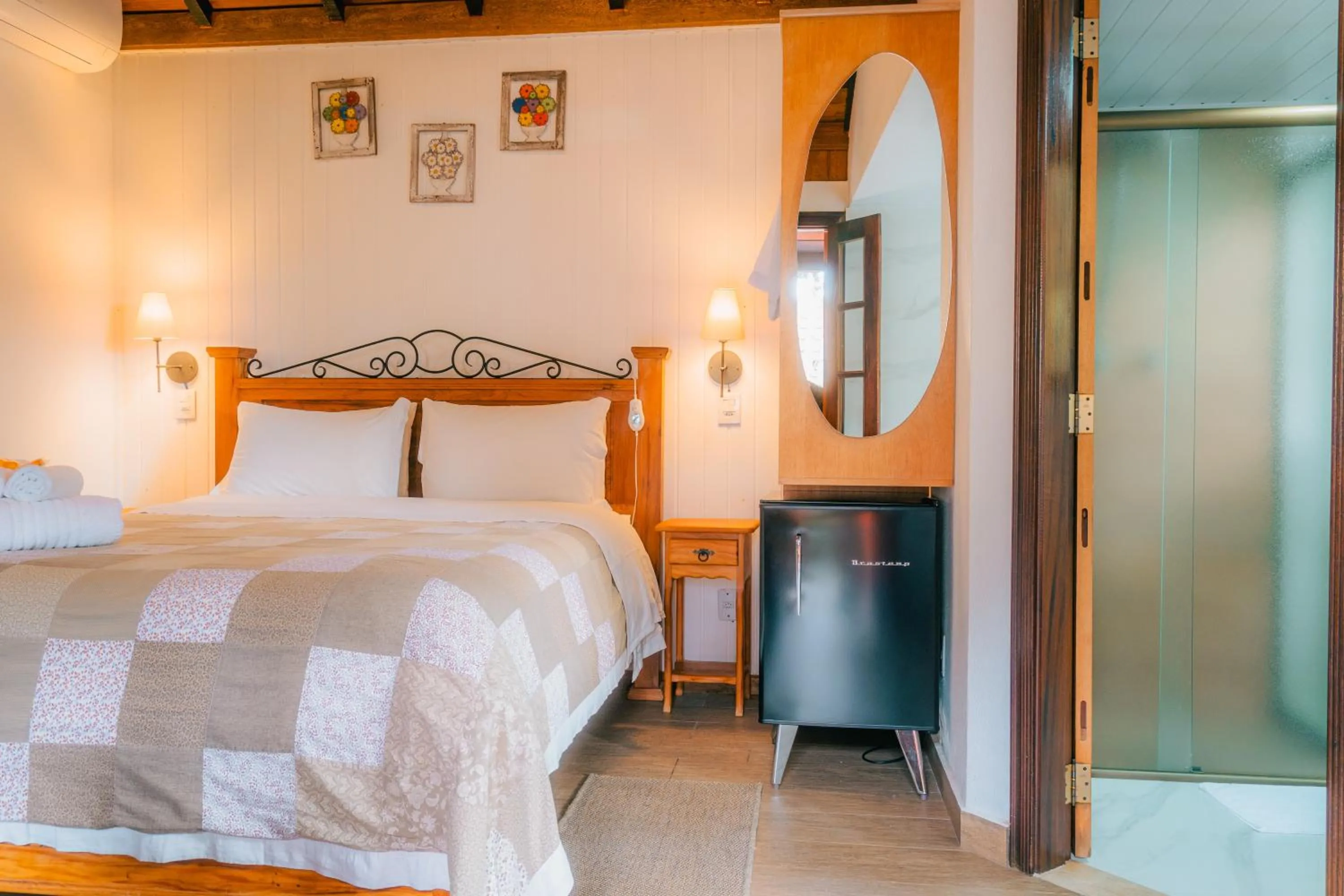 Bed in Pousada Alto de Monte Verde