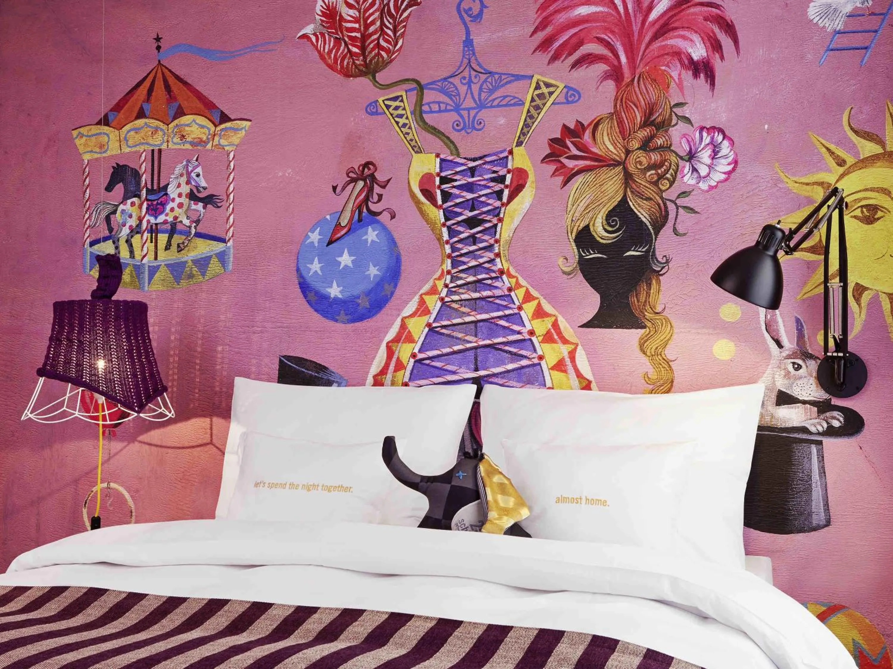 Bedroom, Bed in 25hours Hotel beim MuseumsQuartier