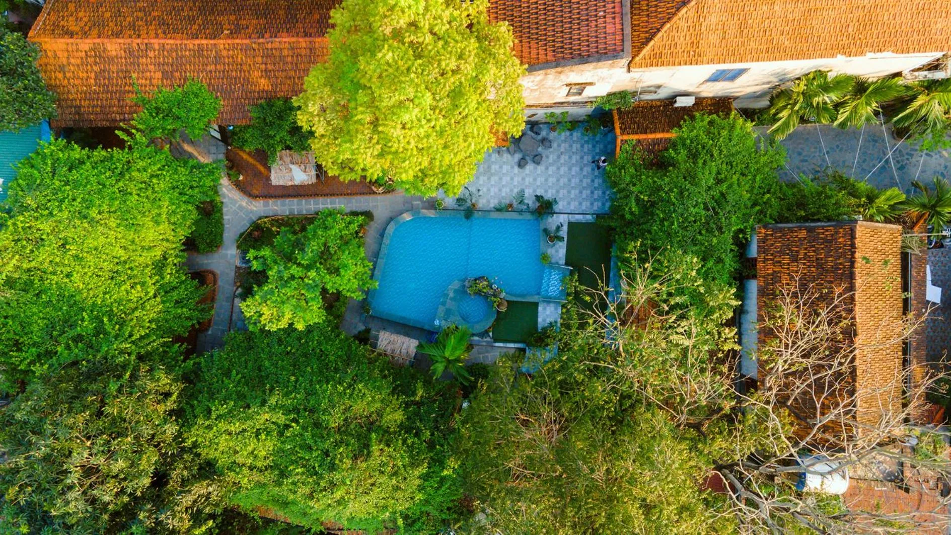 Bird's eye view in Green Peace Bungalow