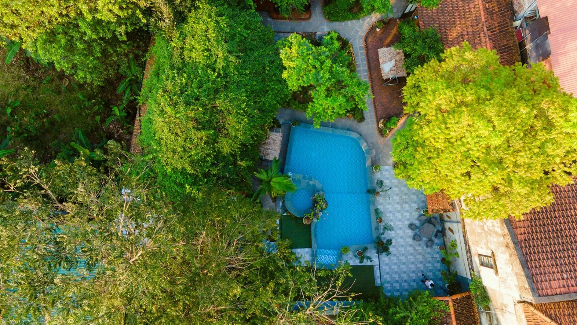 Bird's eye view in Green Peace Bungalow