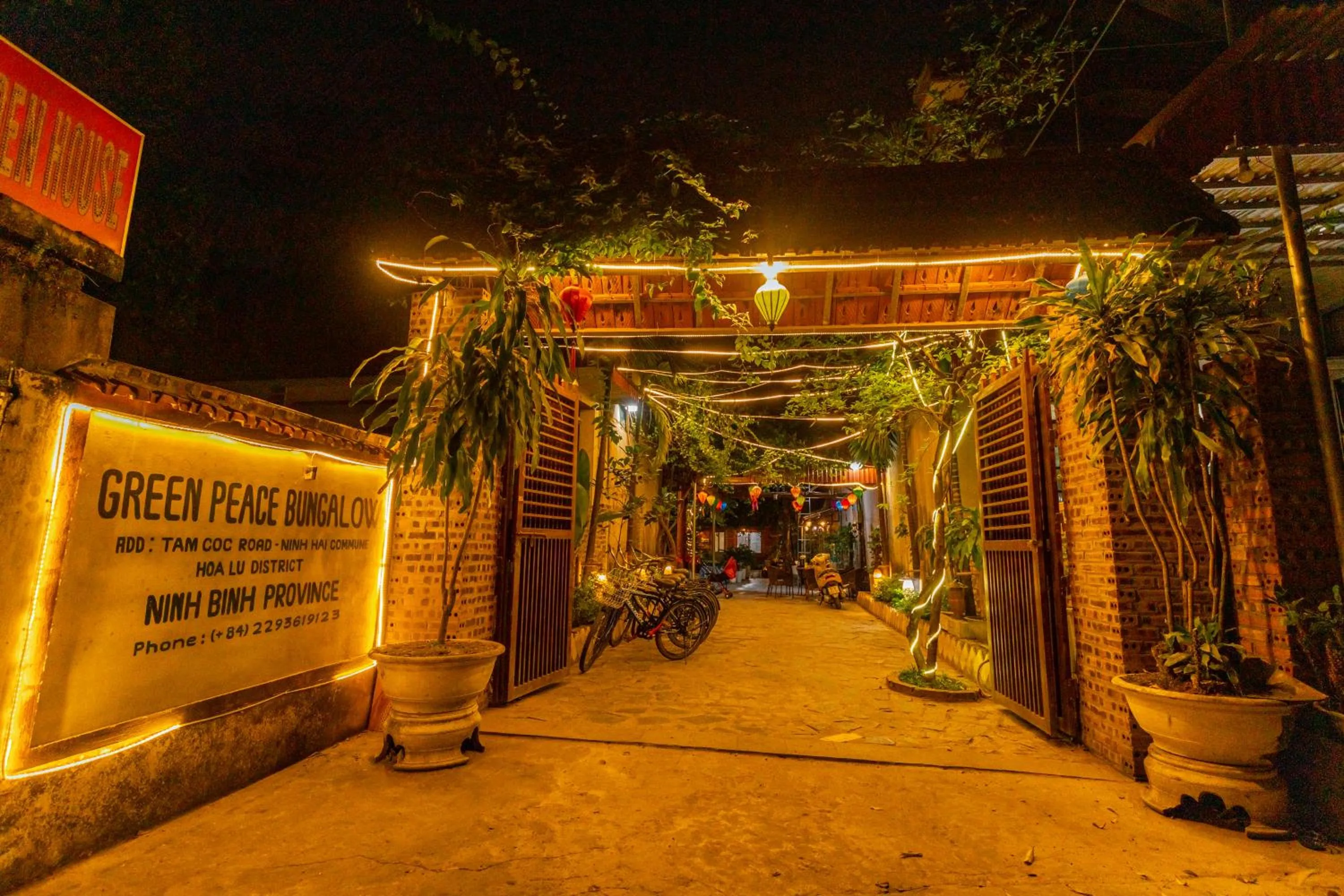 Facade/entrance in Green Peace Bungalow