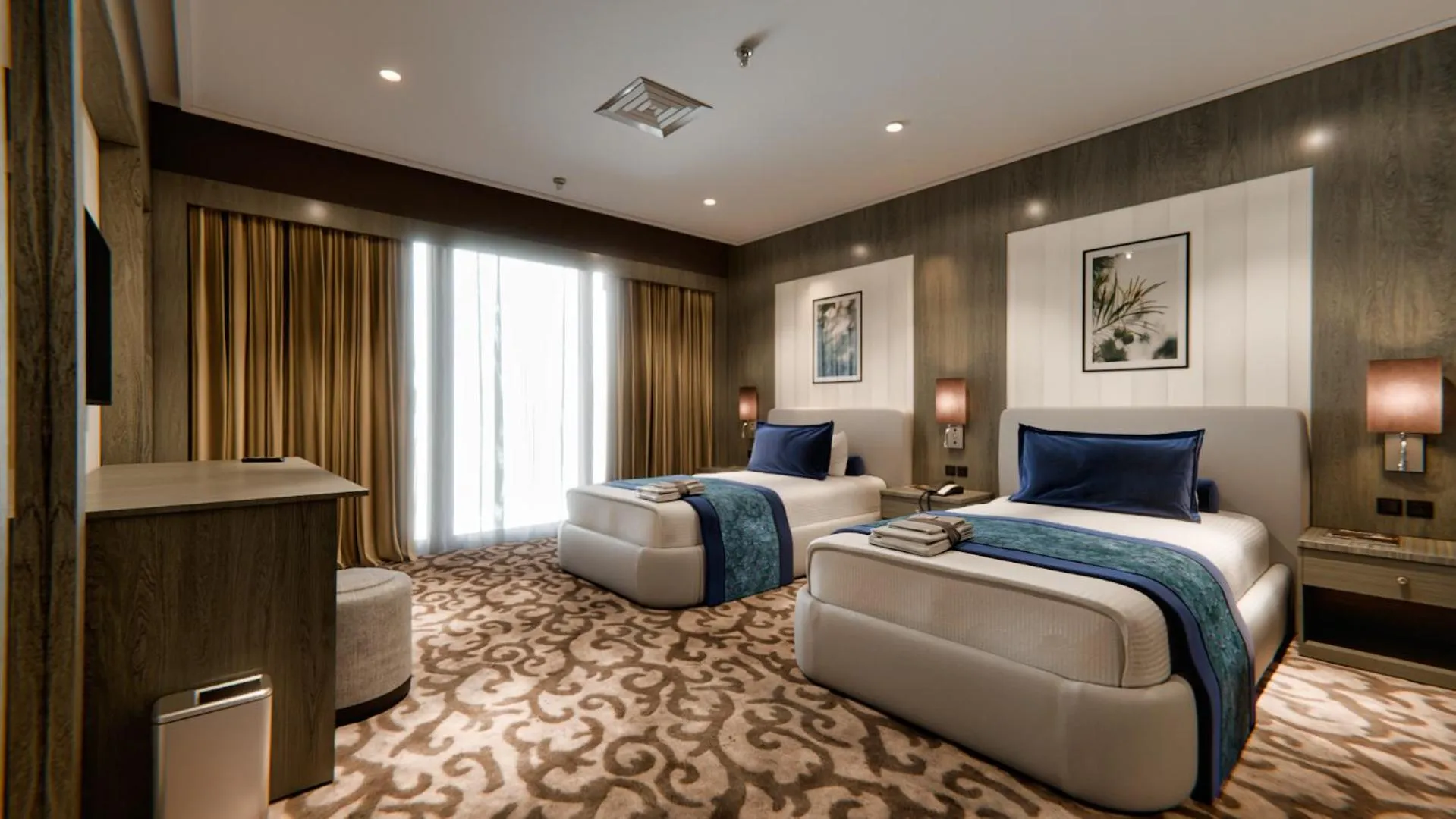 Bedroom, Bed in AlHamra Hotel Kuwait