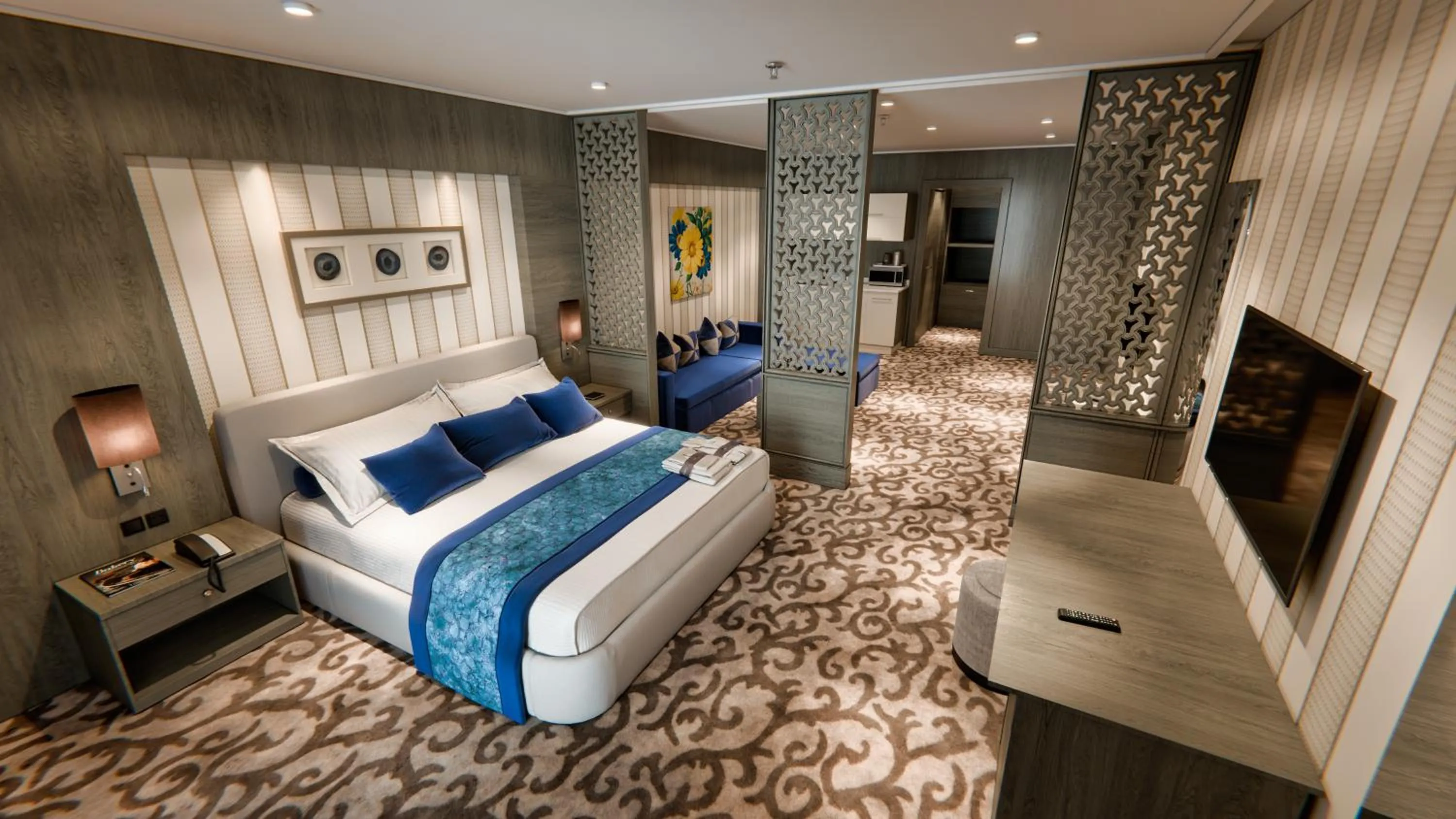 Bedroom, Bed in AlHamra Hotel Kuwait