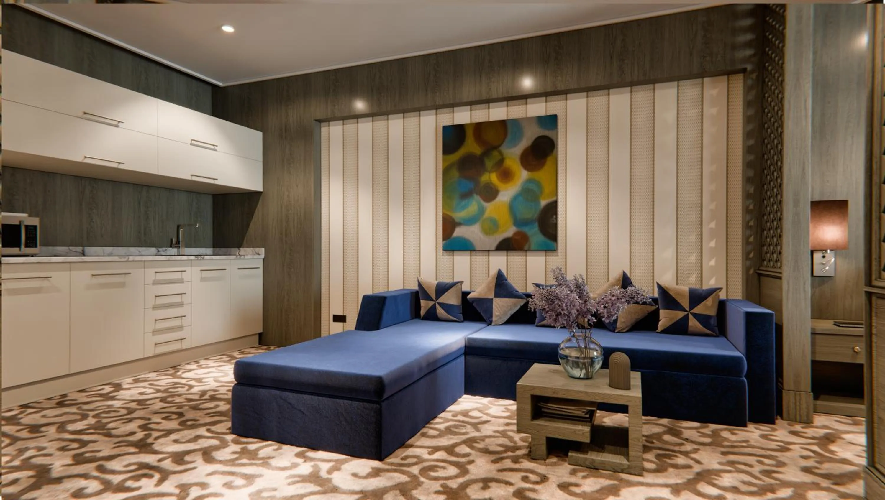 Living room in AlHamra Hotel Kuwait