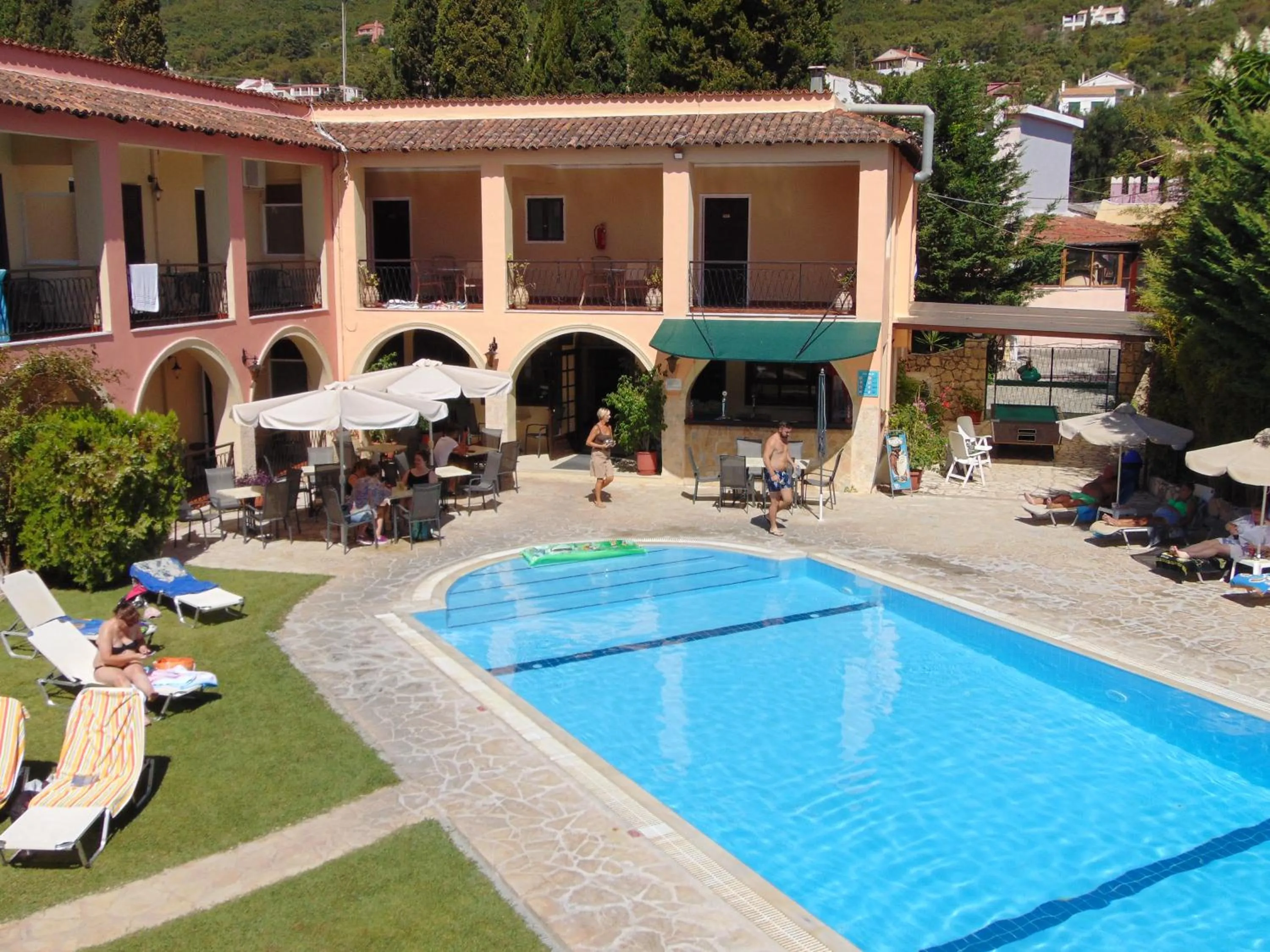 Pool view in Annaliza Apartments