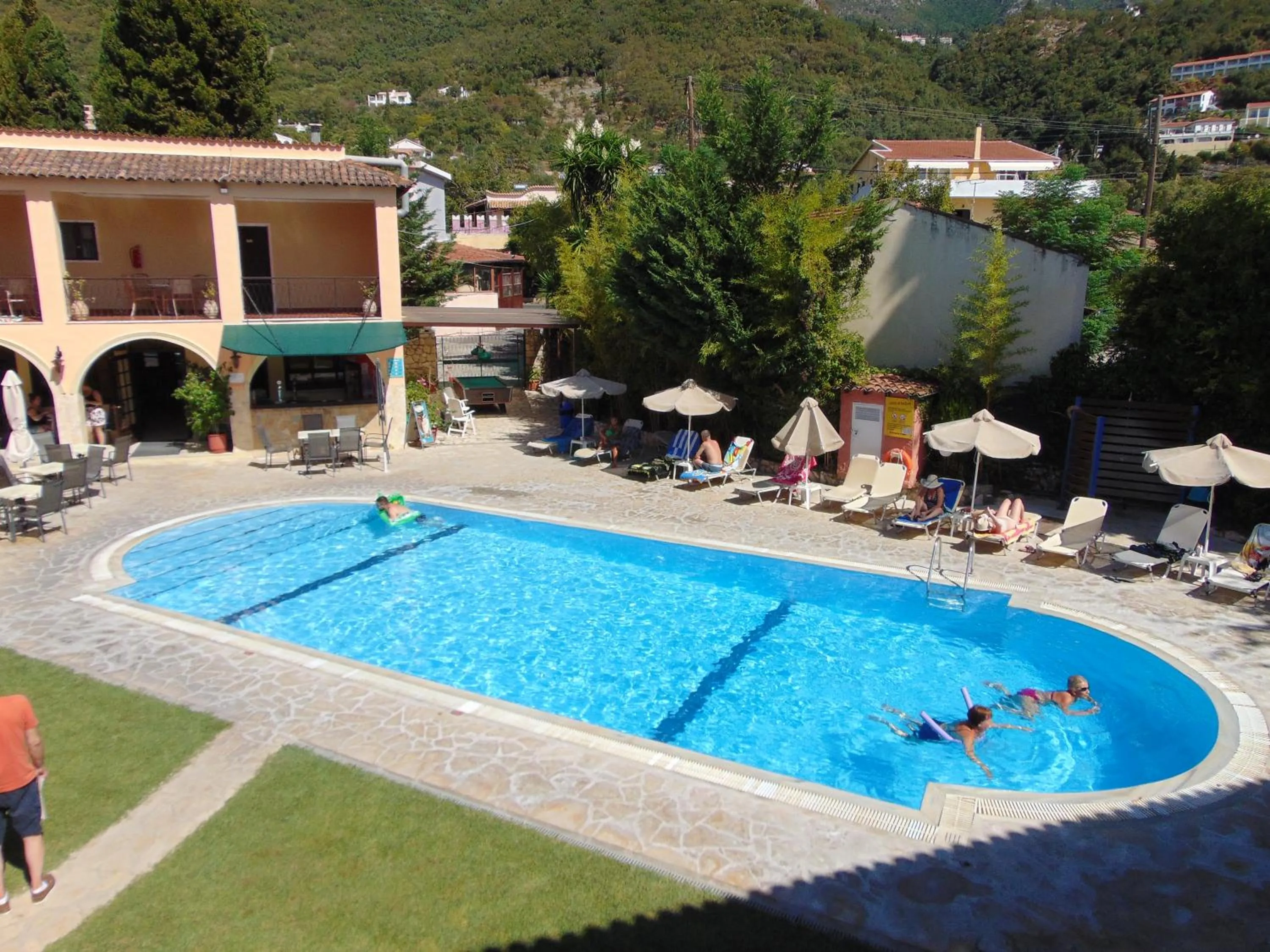 Pool view in Annaliza Apartments