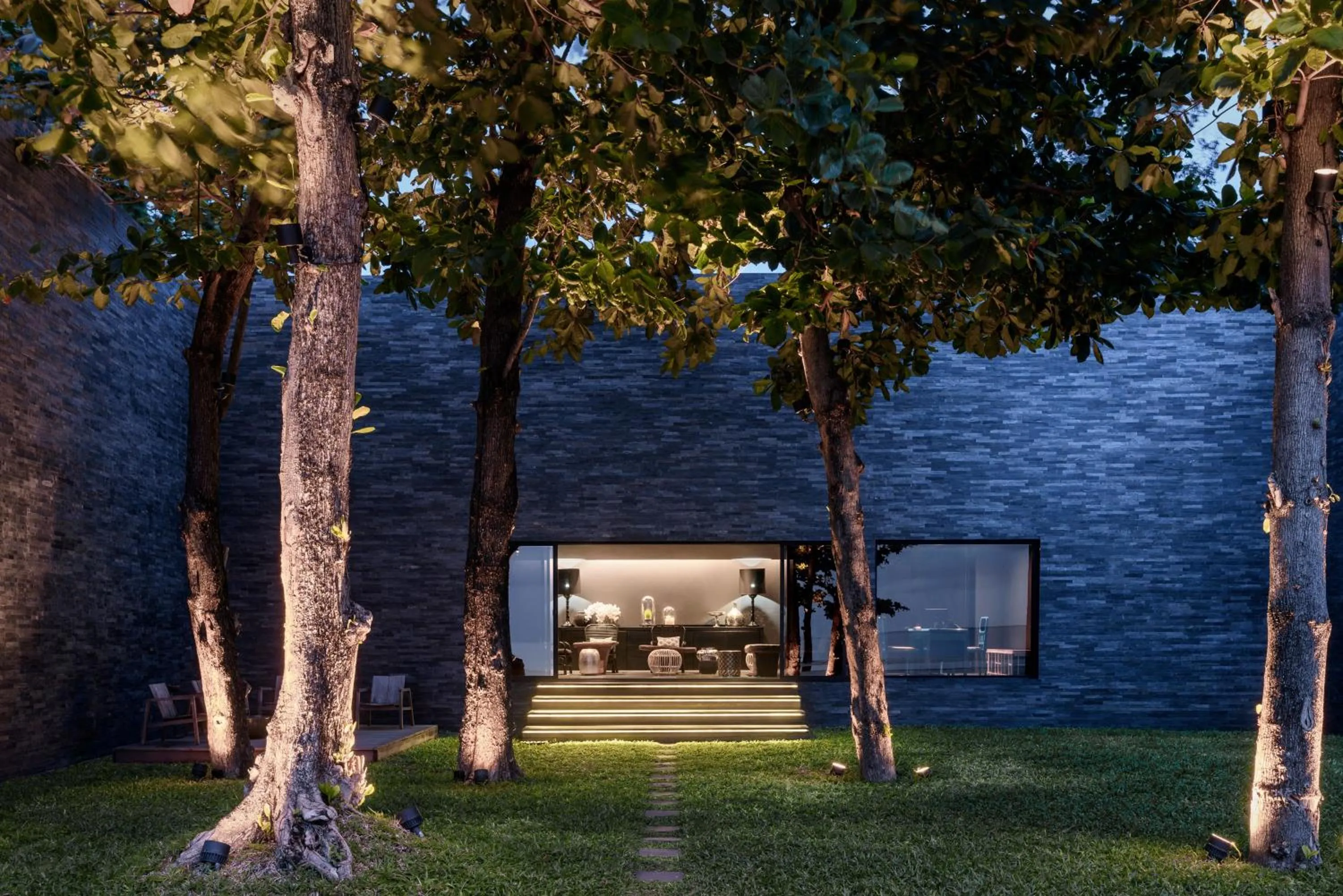 Facade/entrance in The Secret Pool Villas By The Library Koh Samui