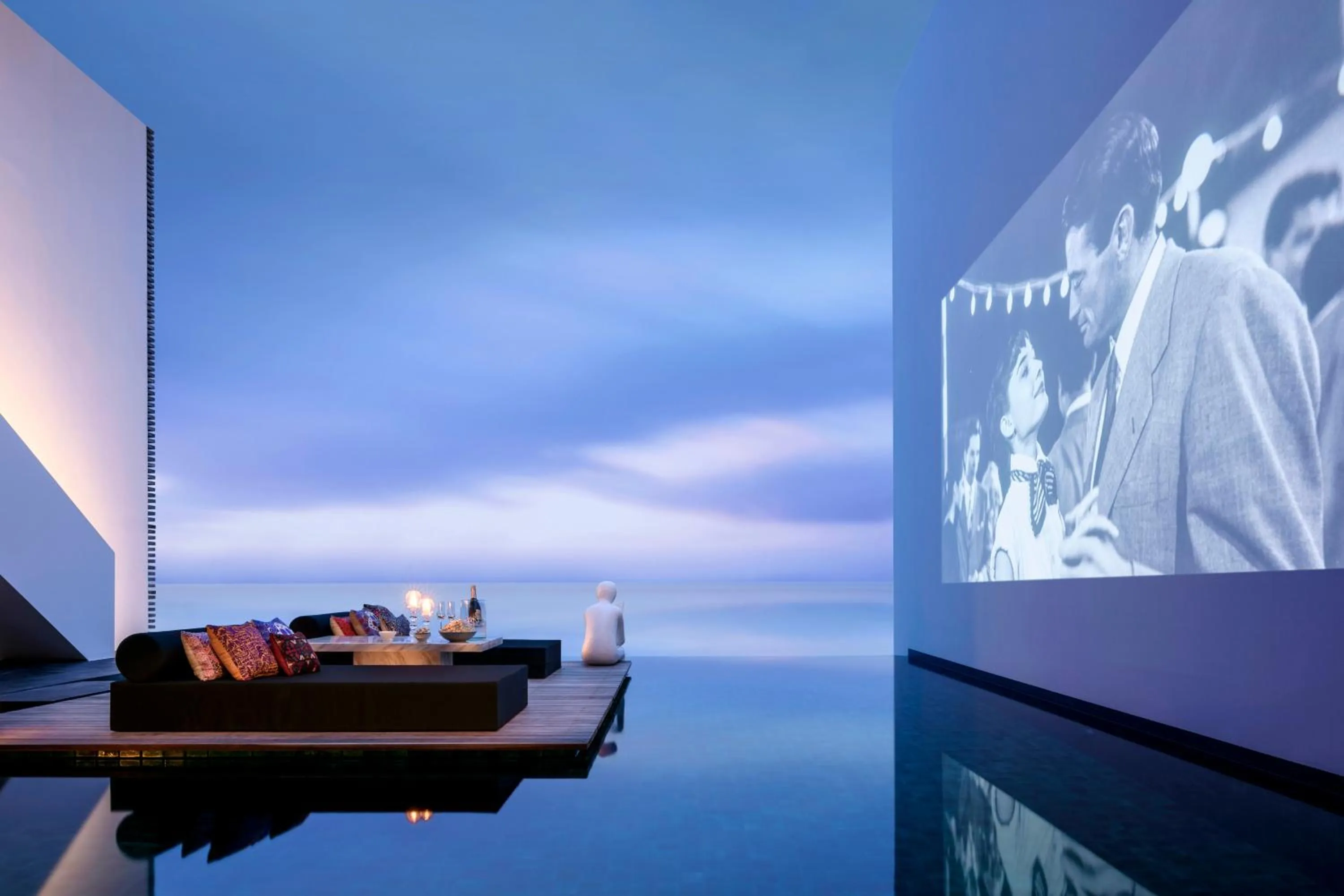 Patio in The Secret Pool Villas By The Library Koh Samui