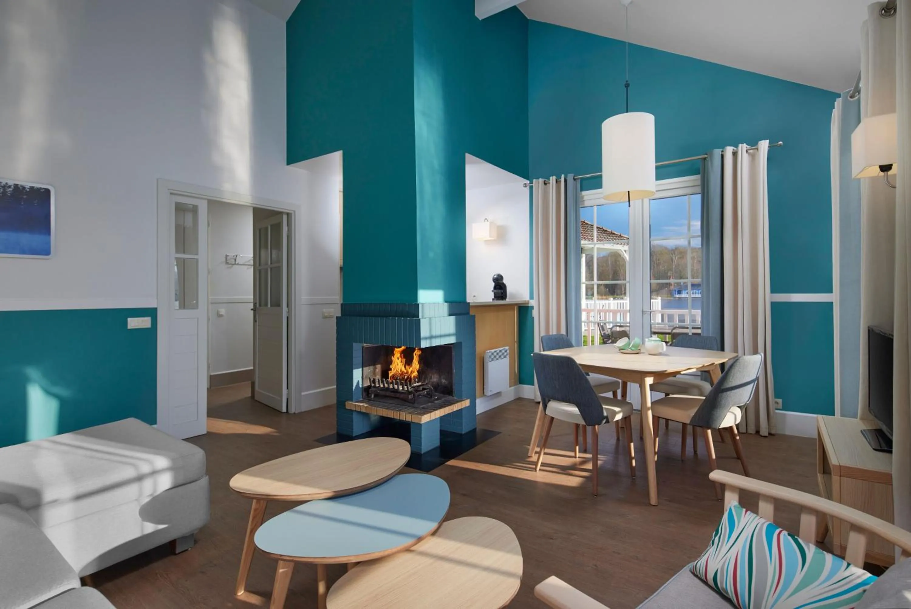 Living room in Center Parcs Le Lac d’Ailette