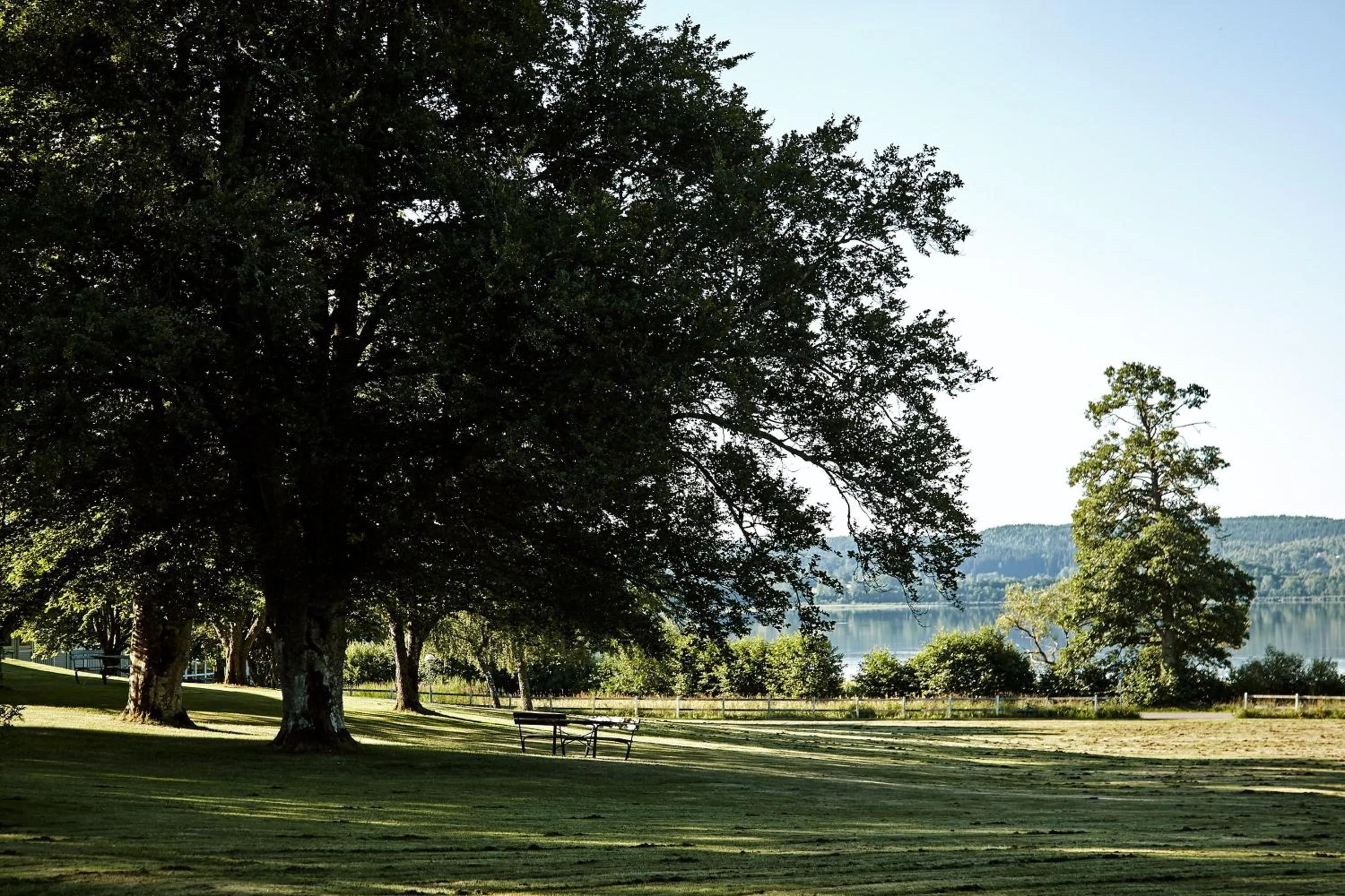 Natural landscape in Aspenäs Herrgård
