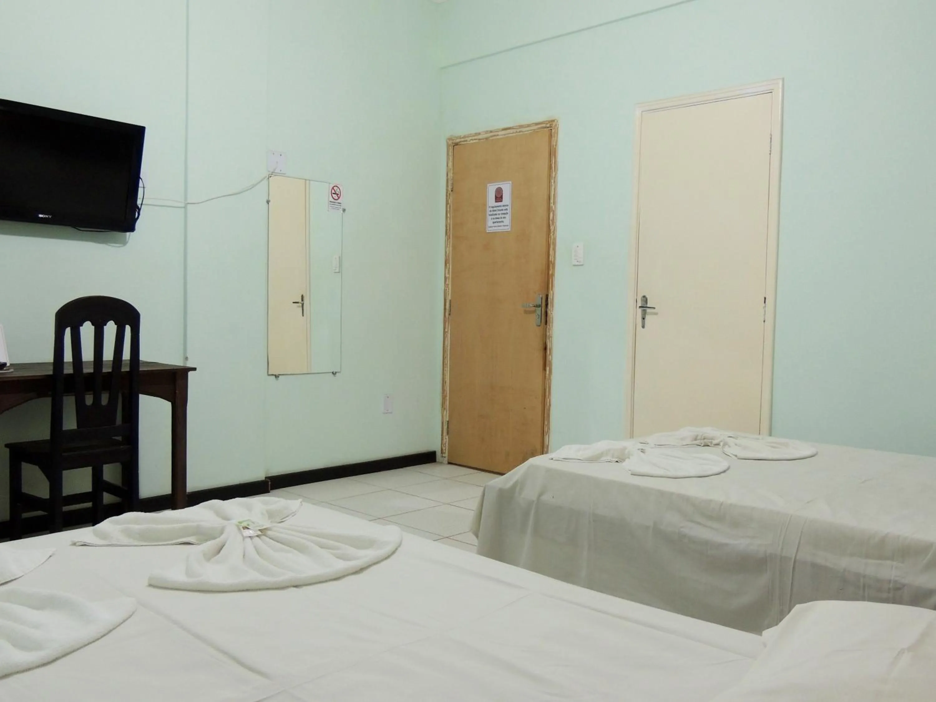 Bed in Hotel Oriente