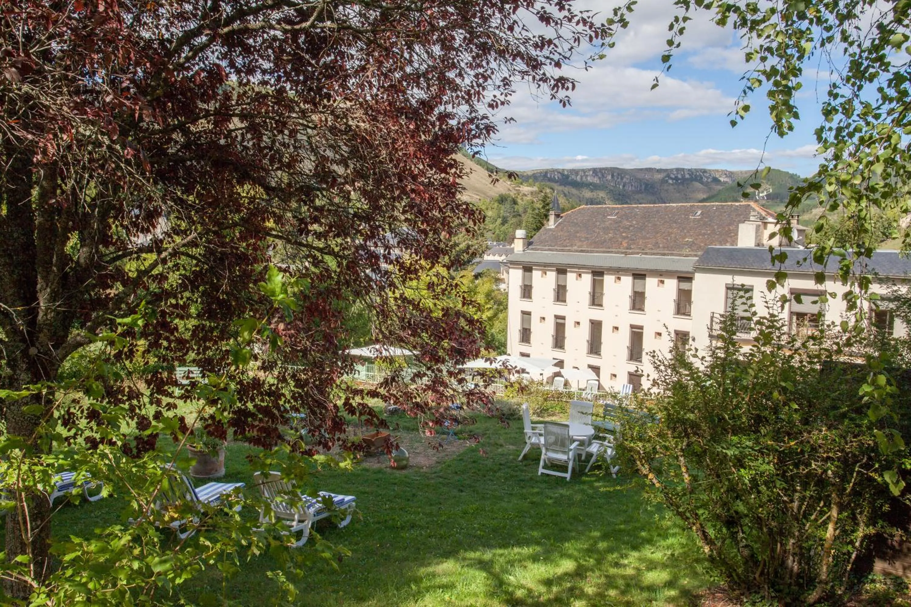 Property building in Logis Hôtel Restaurant Le Mont Aigoual