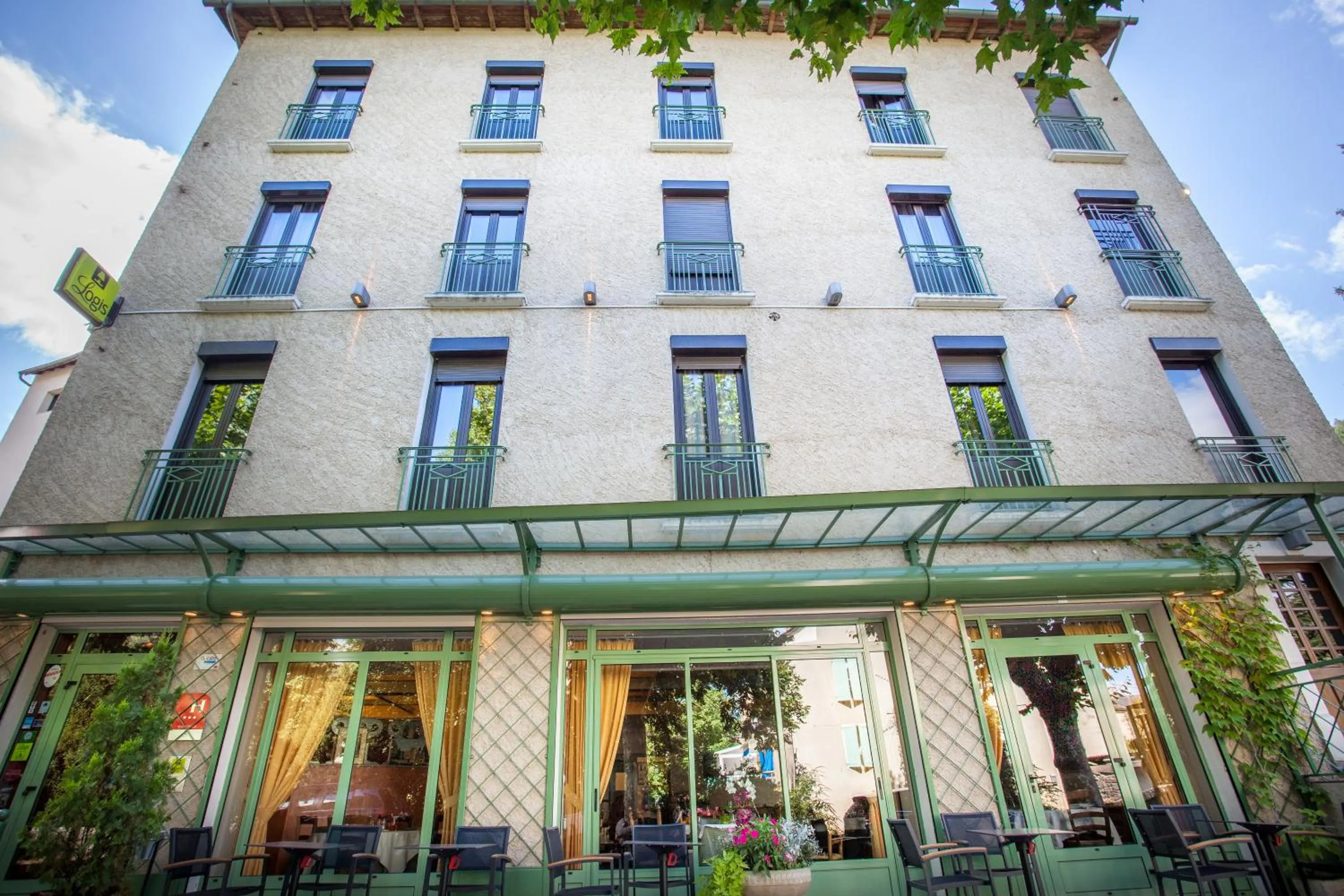 Property building in Logis Hôtel Restaurant Le Mont Aigoual