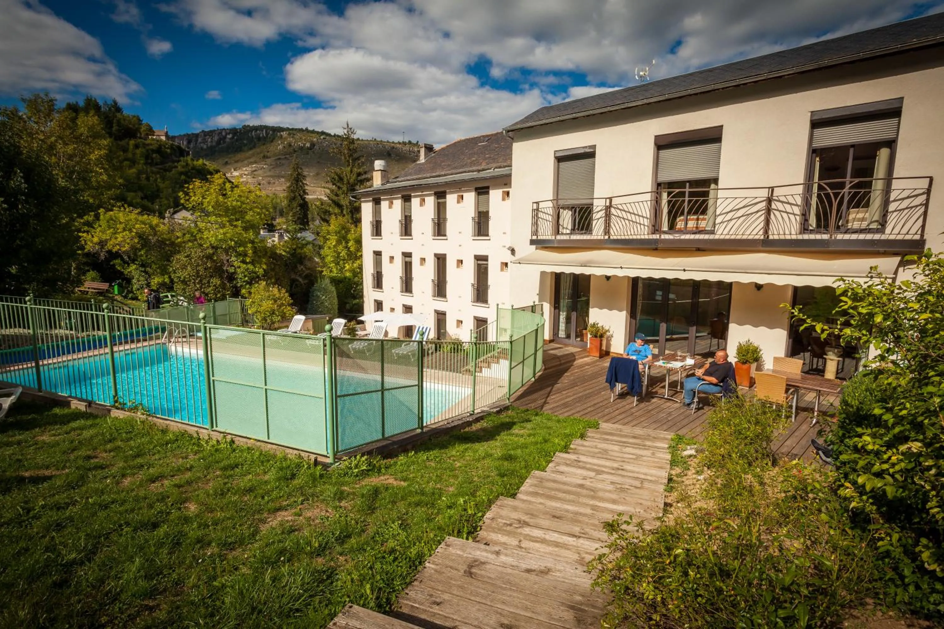 Property building in Logis Hôtel Restaurant Le Mont Aigoual