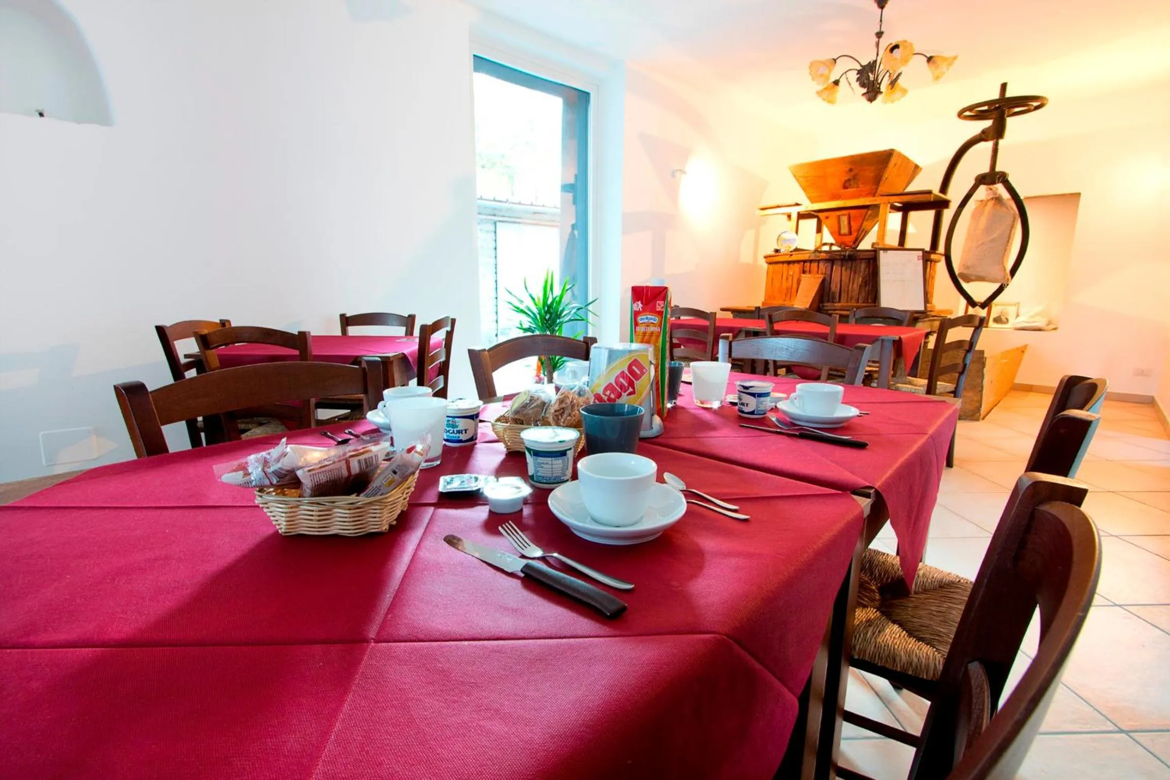 Continental breakfast in Antico Mulino B&B