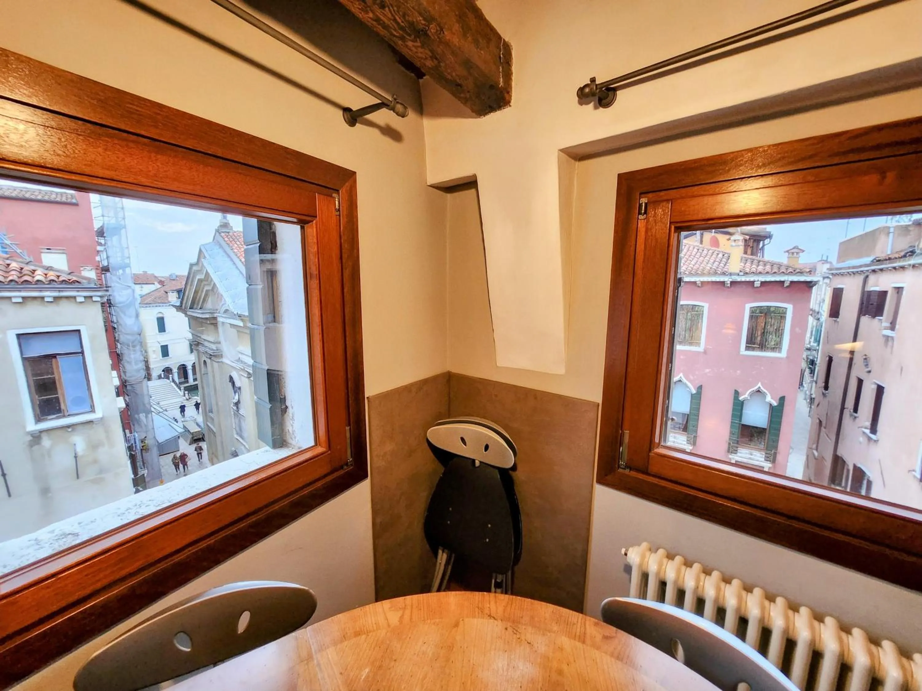 City view in Casanova Penthouse in the heart of Venice