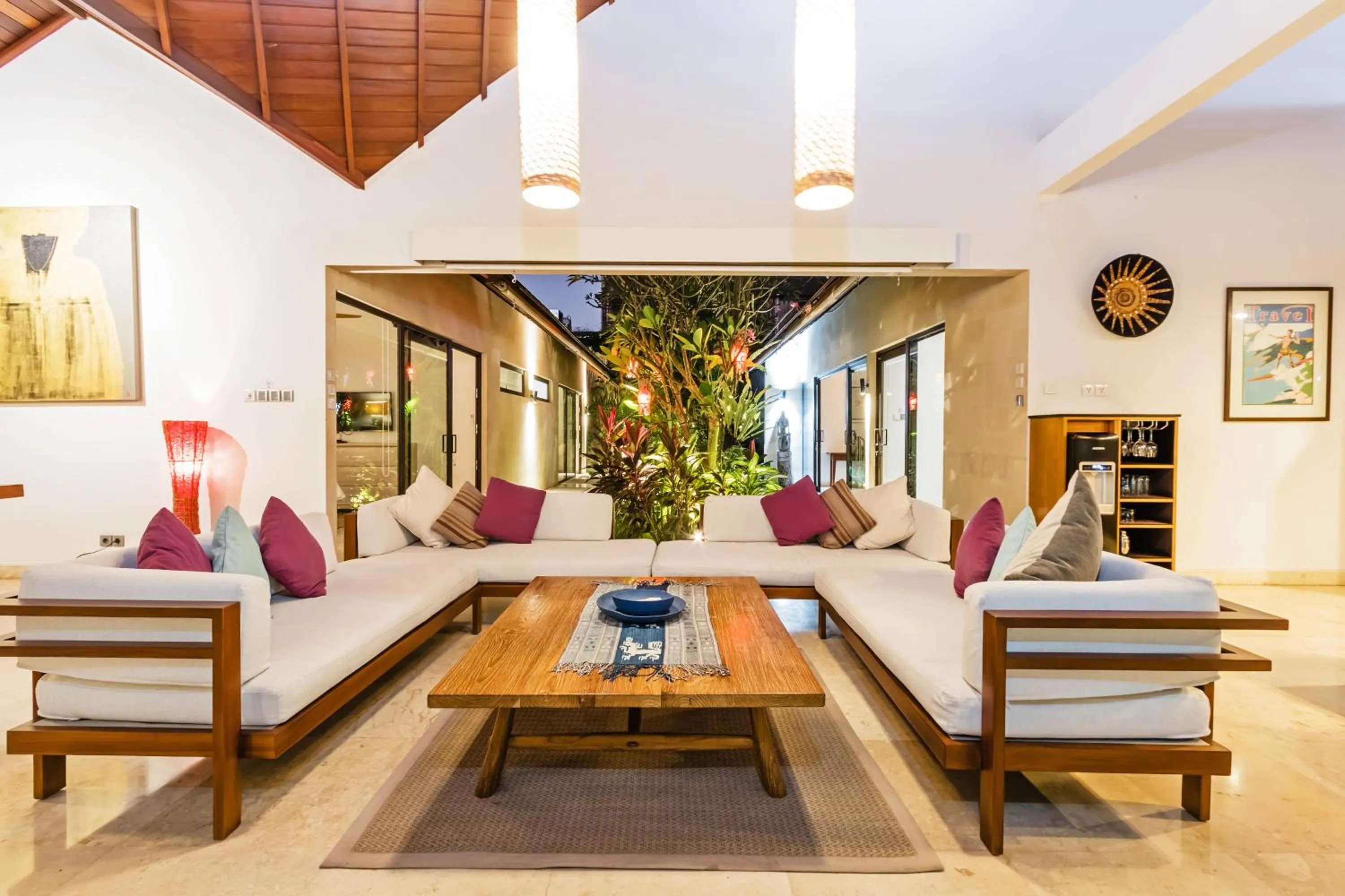 Lobby or reception in Villa Karang Berawa