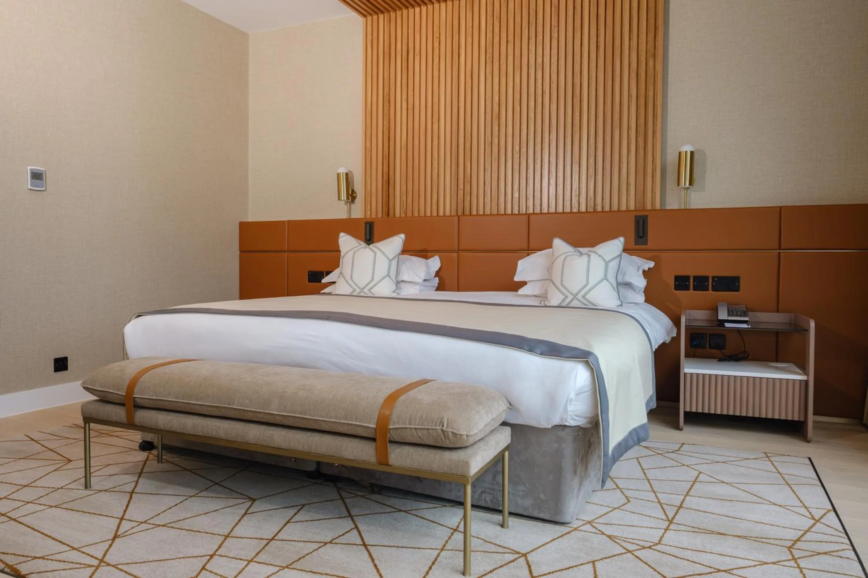 Bed in The Lowry Hotel Manchester