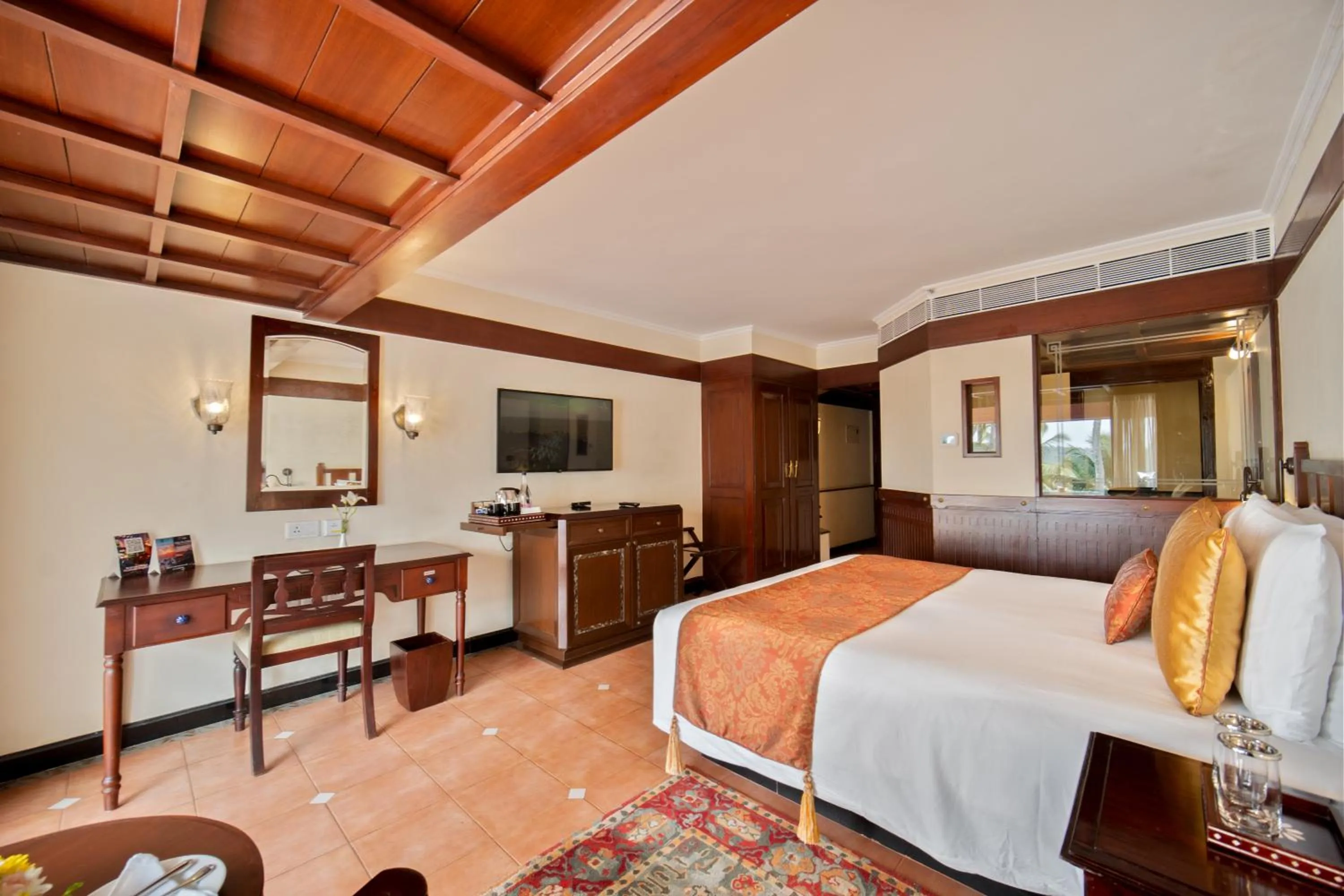 Bed in The Leela Kovalam, A Raviz Hotel