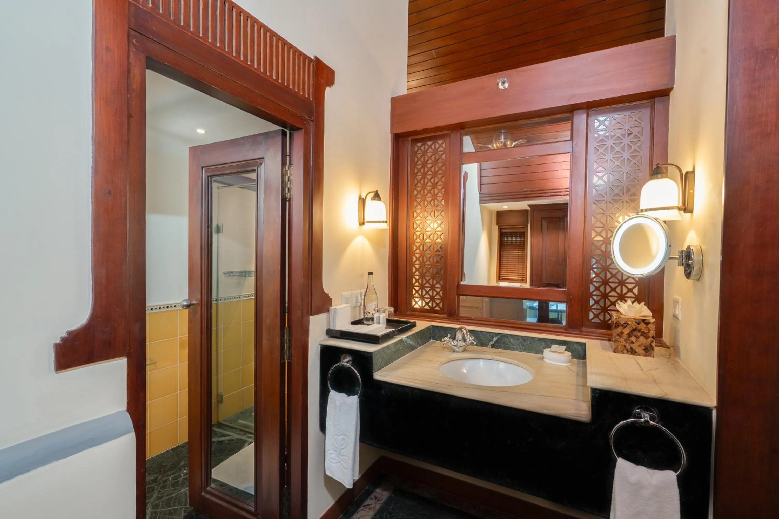 Bathroom in The Leela Kovalam, A Raviz Hotel