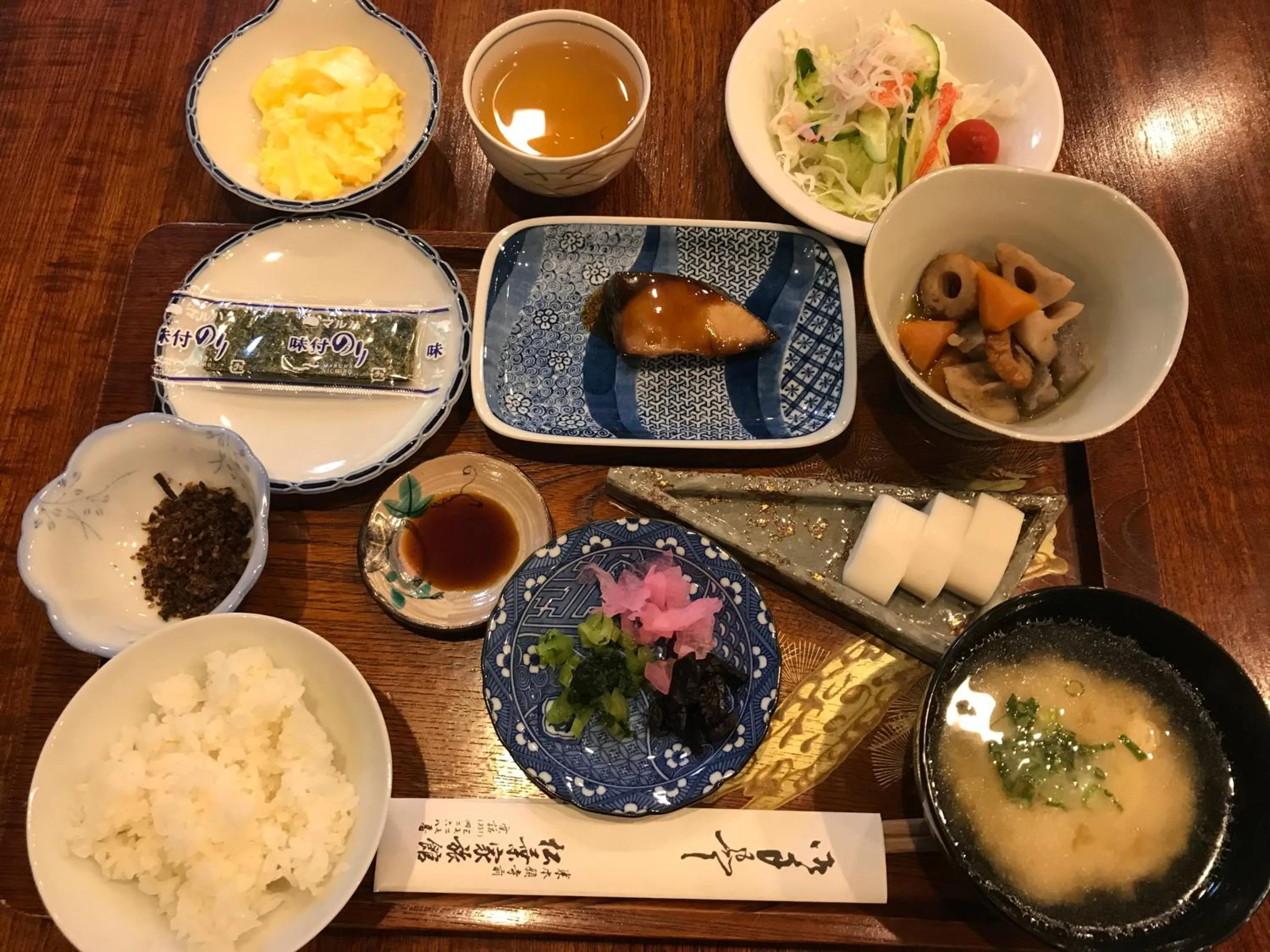 Breakfast in Matsubaya Ryokan