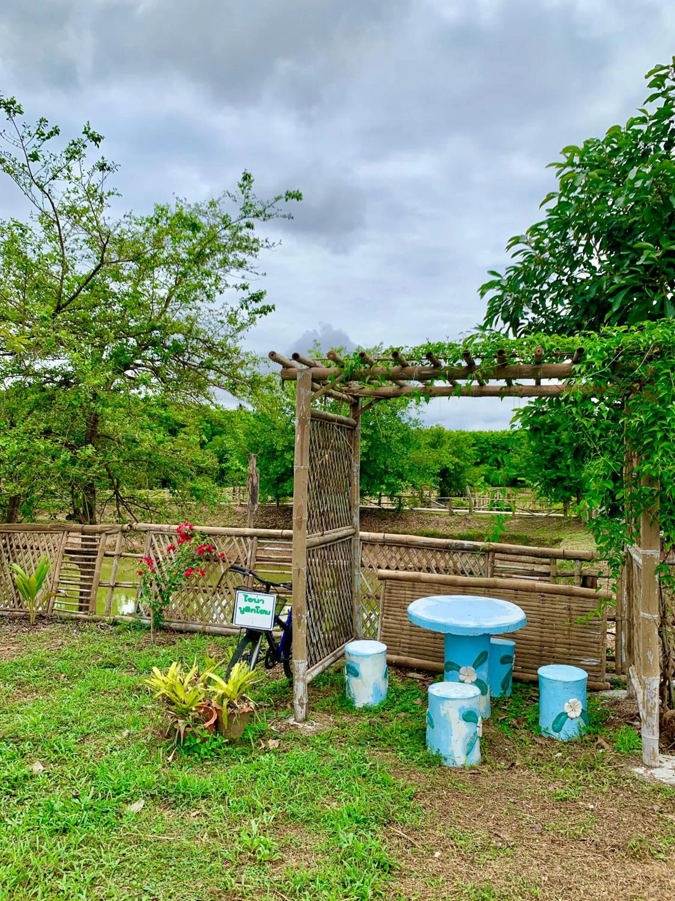 Garden view in Ina Boutique Home Nan