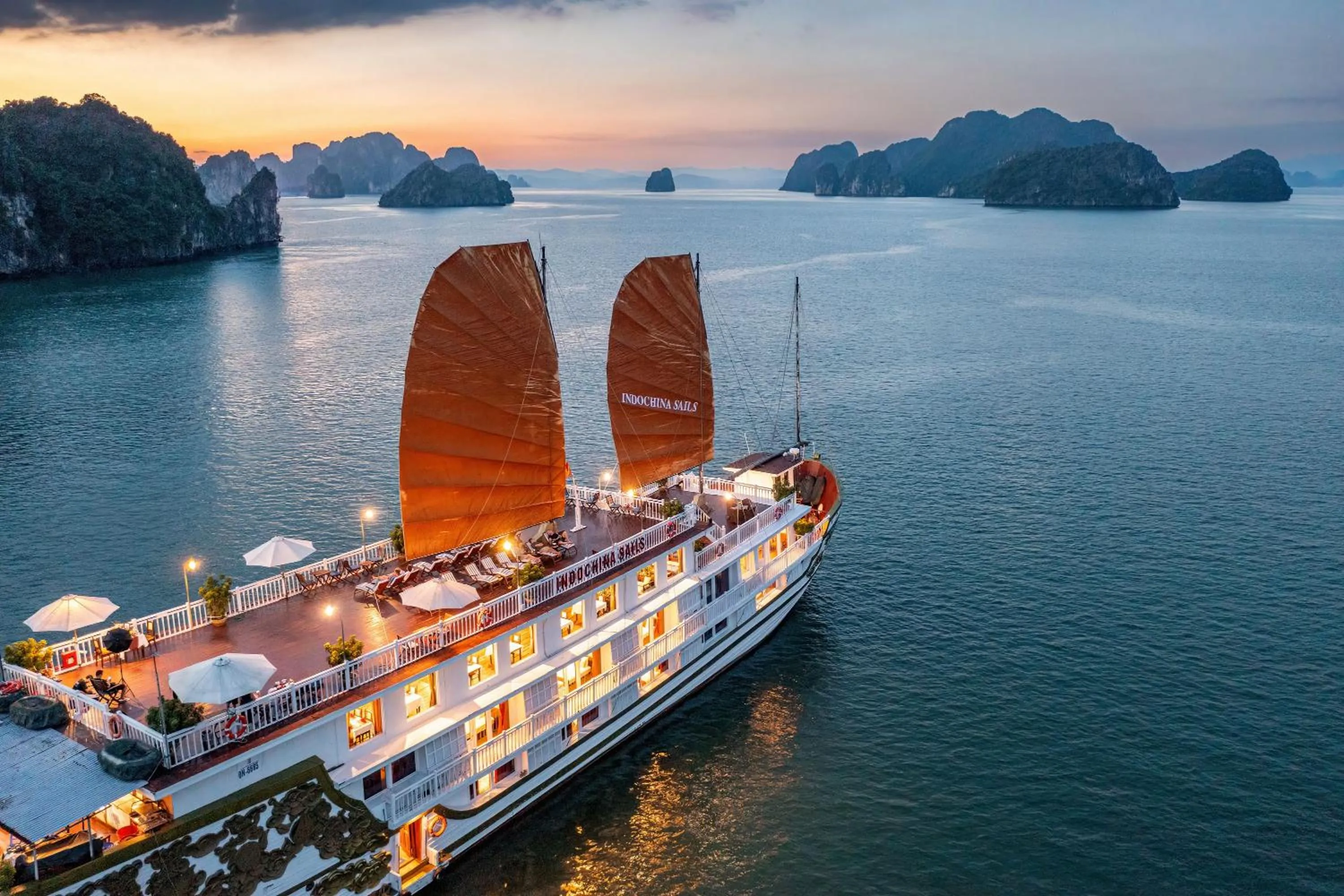 View (from property/room) in Indochina Sails Ha Long Bay