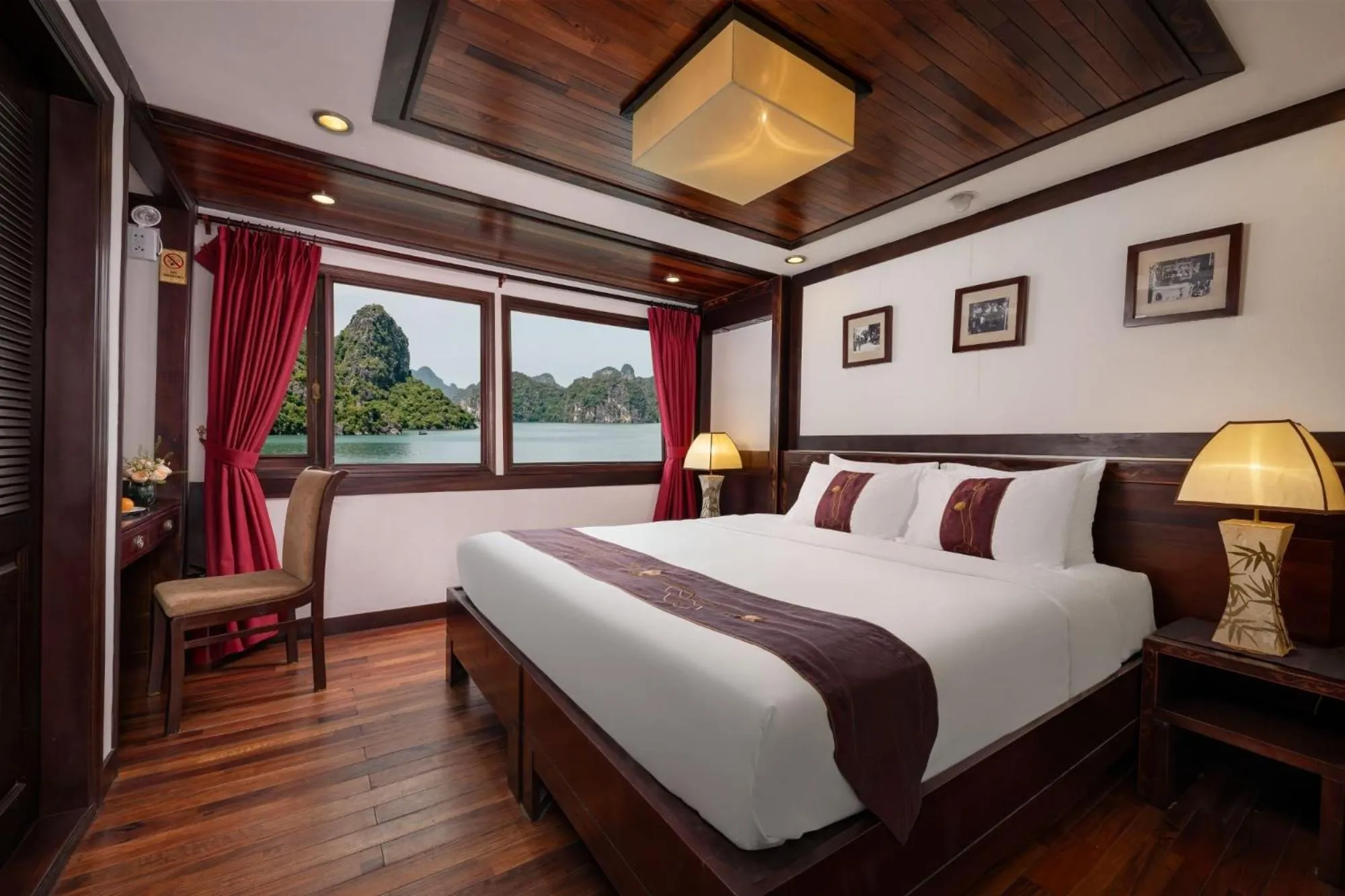 Bedroom, Bed in Indochina Sails Ha Long Bay