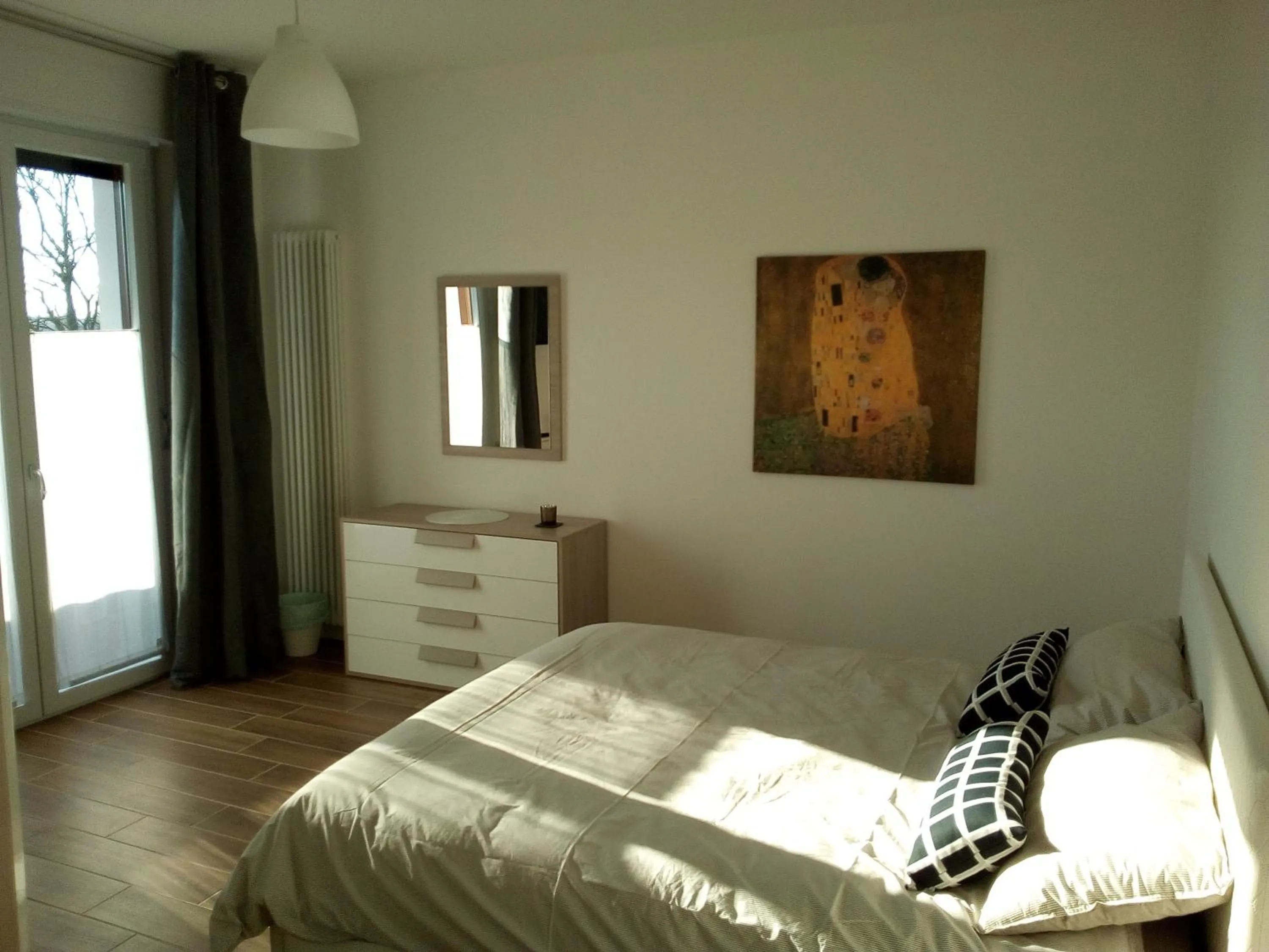 Bed in Bed and Breakfast Bio Salix