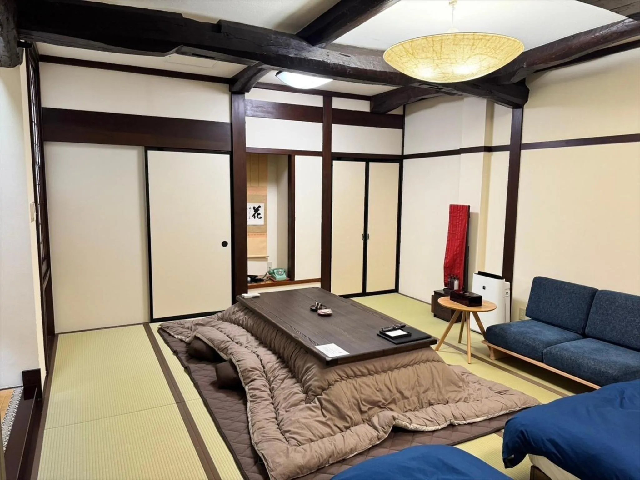 Photo of the whole room, Bed in Oyado Koto No Yume
