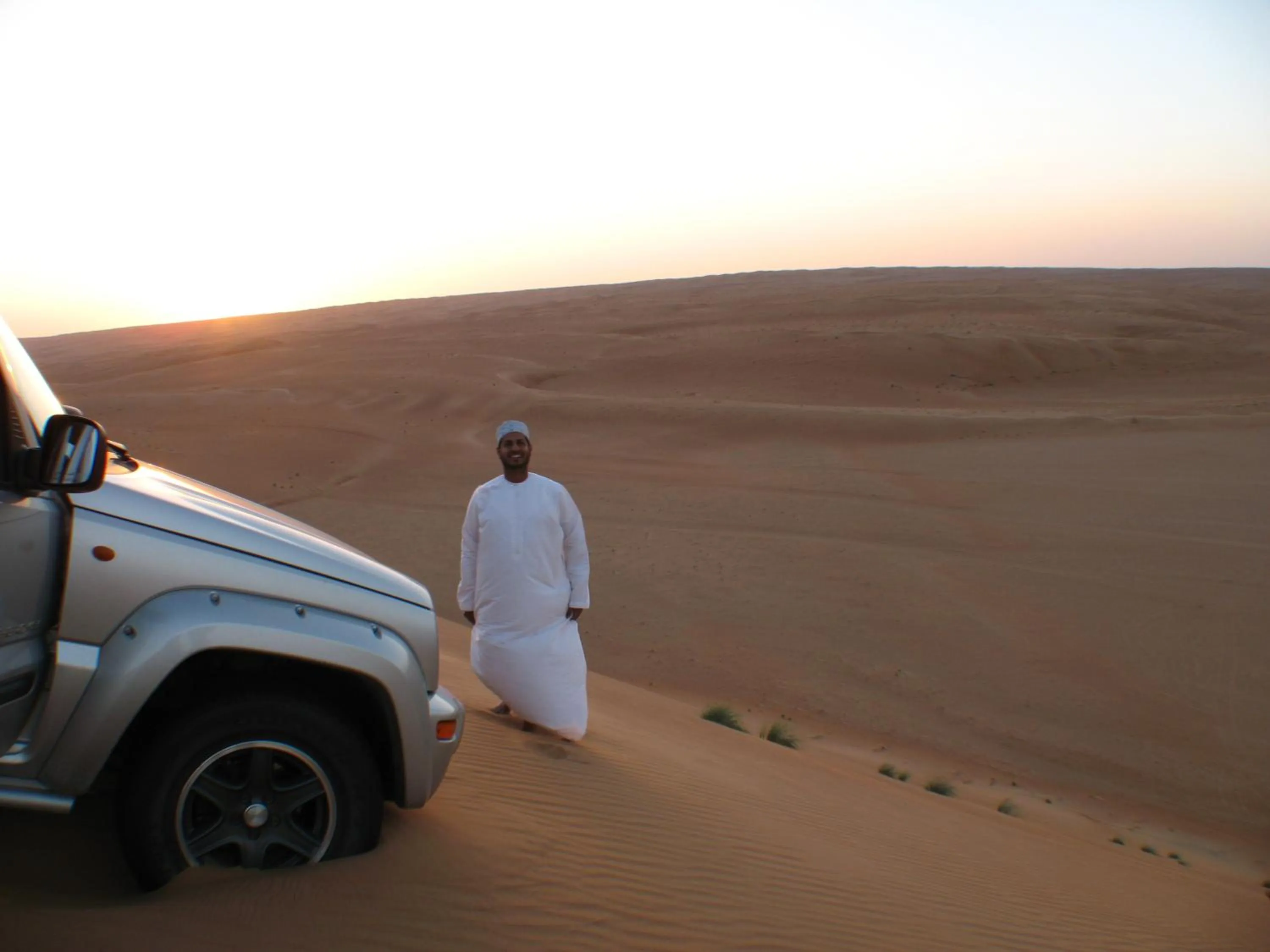 People in Desert Retreat Camp